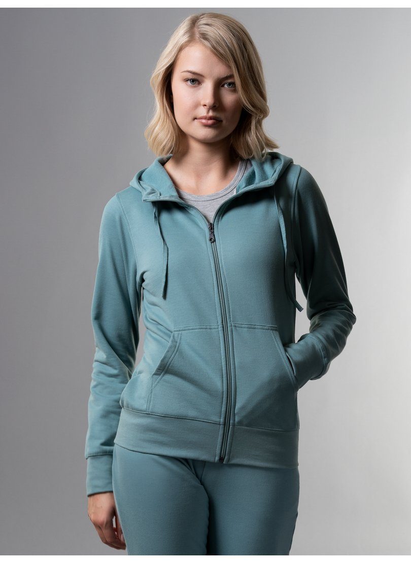 Trigema Sweatvest TRIGEMA Jasje met capuchon (1-delig)