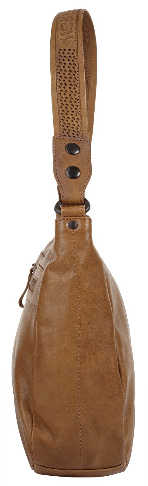 Spikes & Sparrow Schoudertas echt leder