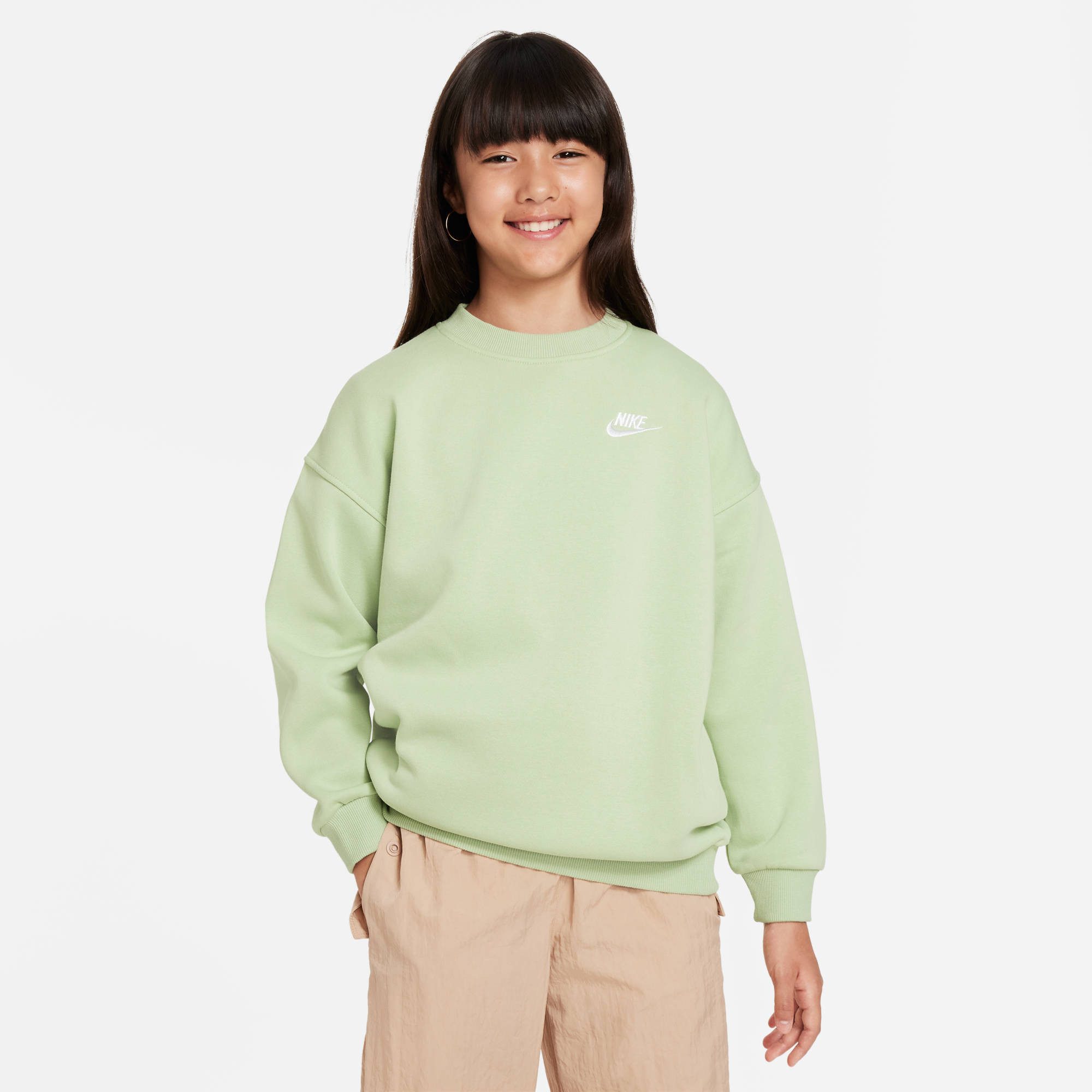Nike Sportswear Sweatshirt CLUB FLEECE BIG KIDS' (GIRLS') OVERSIZED SWEATSHIRT