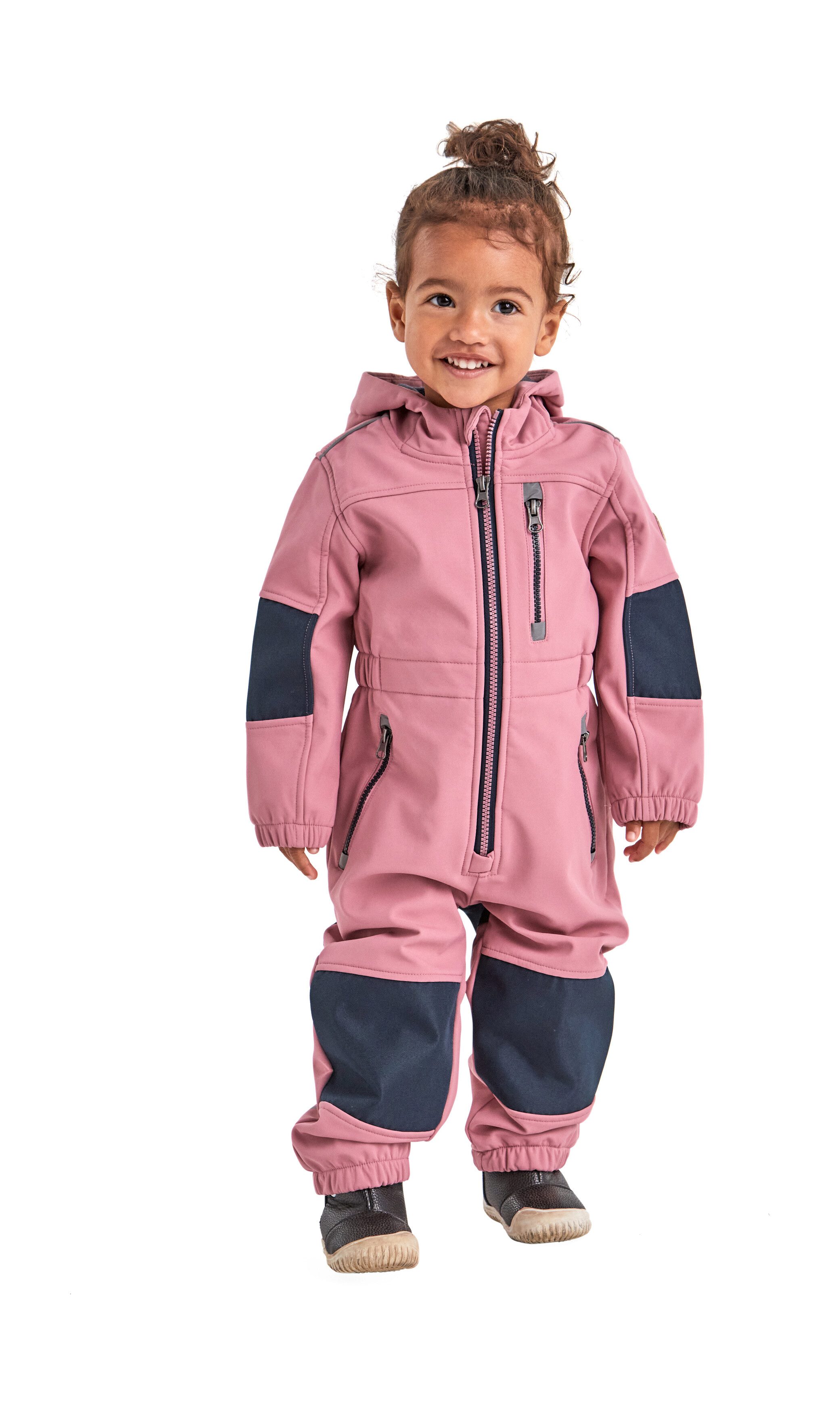 first instinct by killtec Jumpsuit FIOW 35 MNS ONPC Softshellpak met fleece binnenin, waterafstotend, winddicht