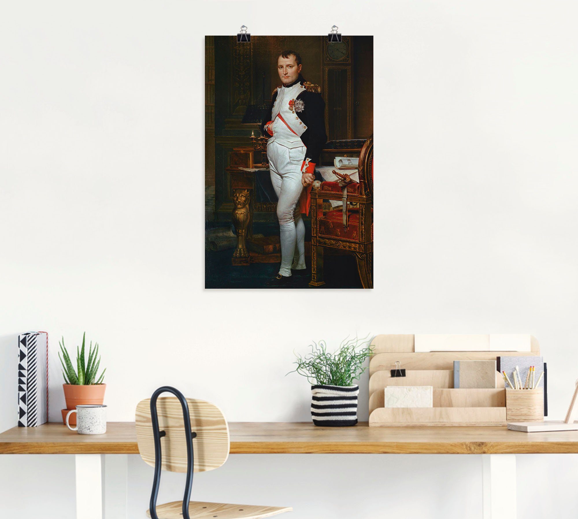 Artland Artprint Napoleon I. Bonaparte. 1812 als artprint van aluminium, artprint op linnen, muursticker of poster in verschillende maten