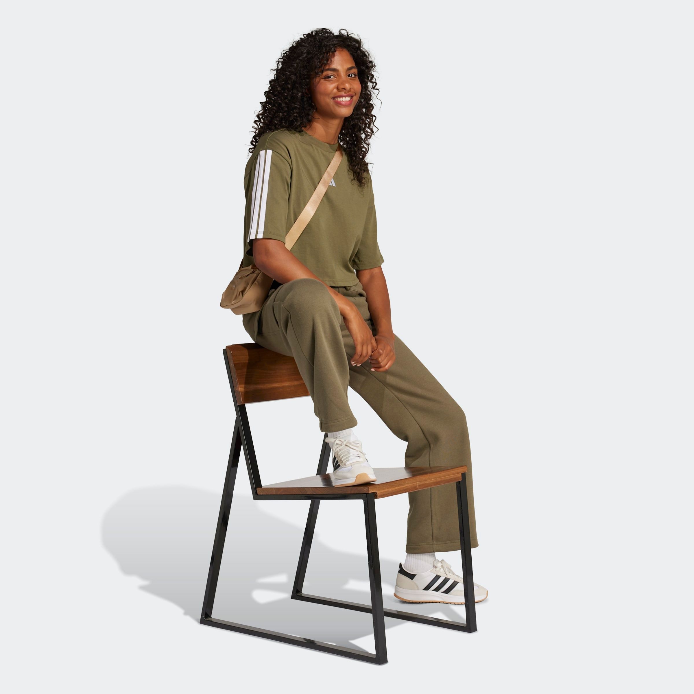 adidas Sportswear Sportbroek W LIN FL CARGO (1-delig)
