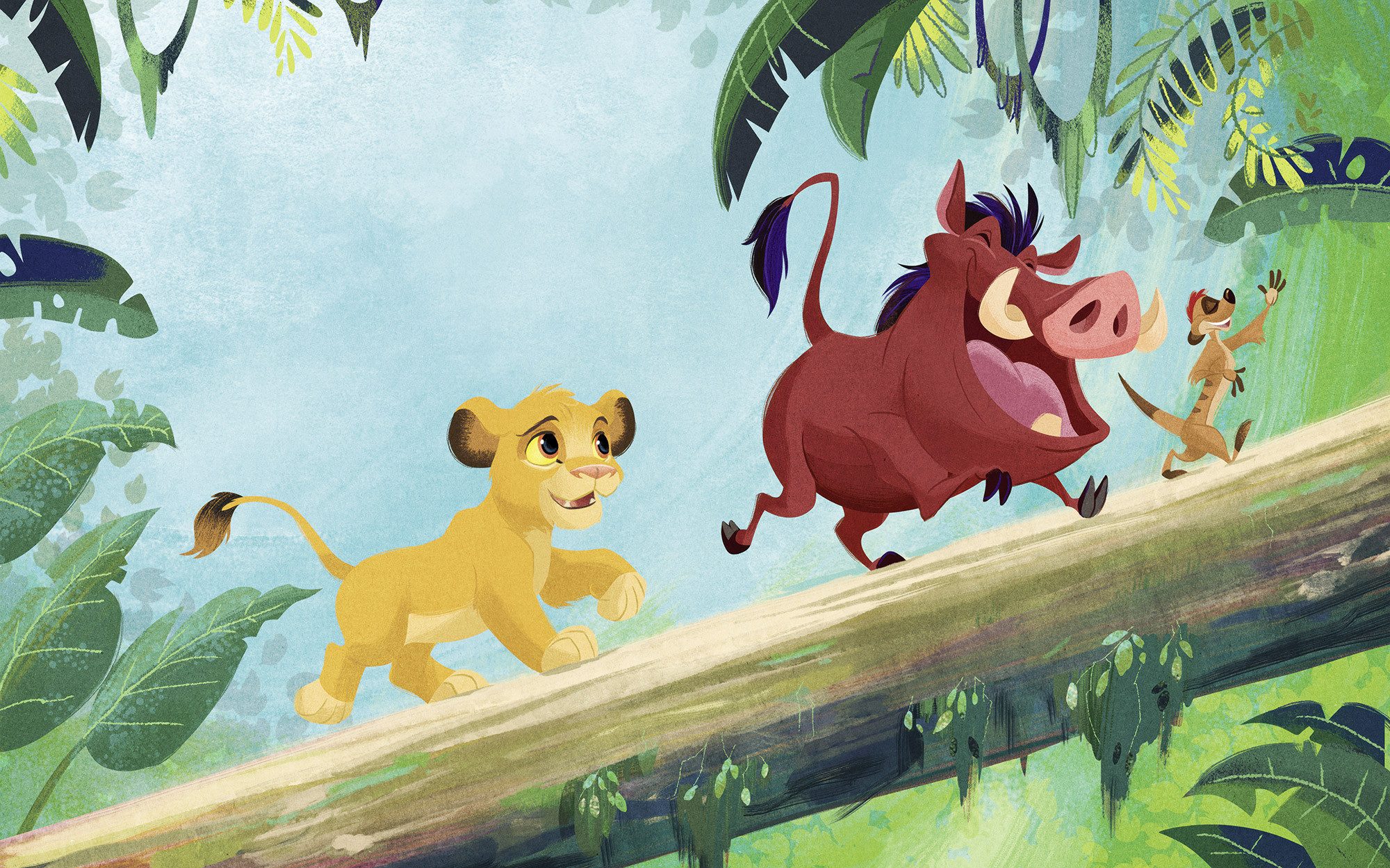 Komar Kinderbehang Disney The Lion King Classic Jungle Team (1 stuk)