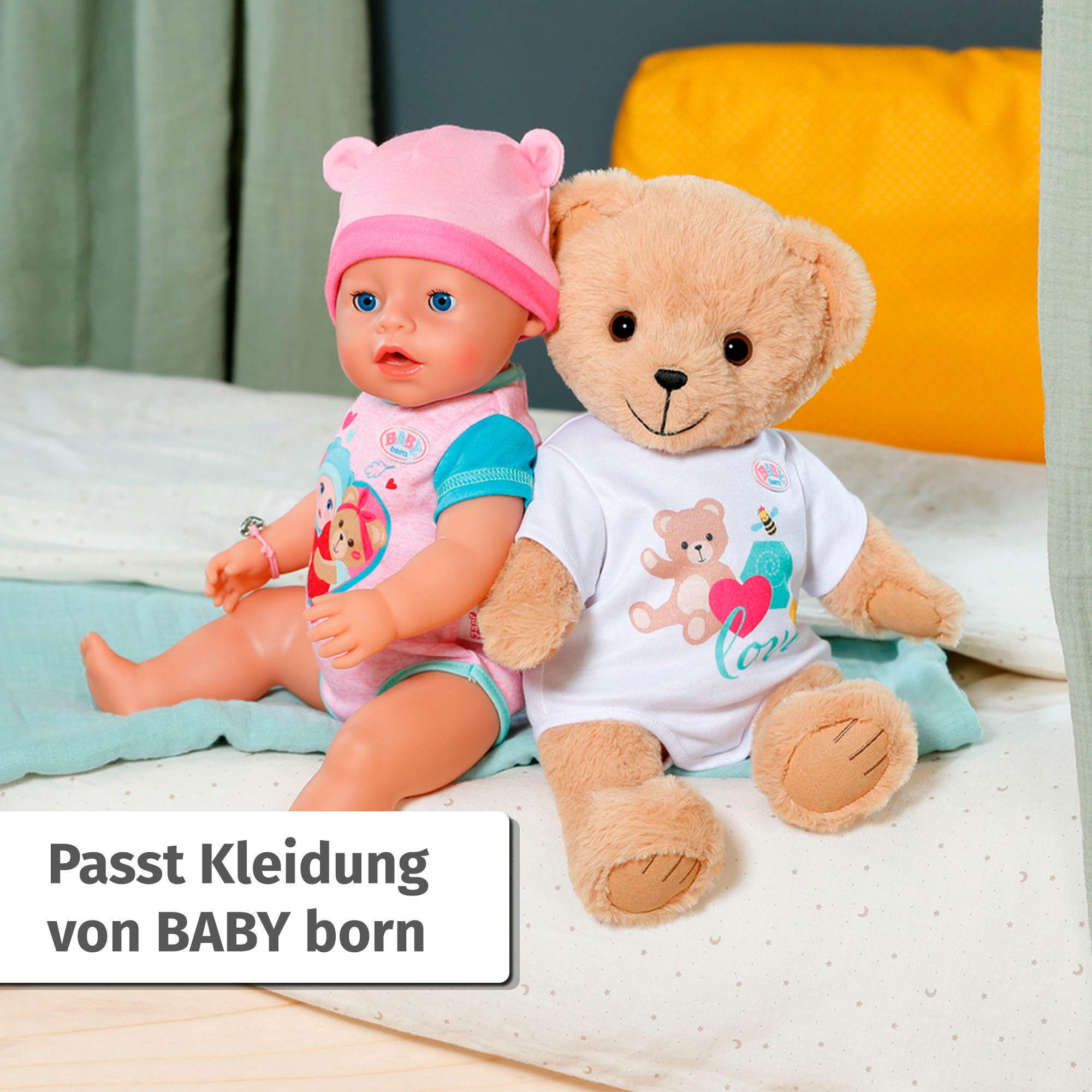 Baby Born Pluchen knuffel Zingende teddy, Duits