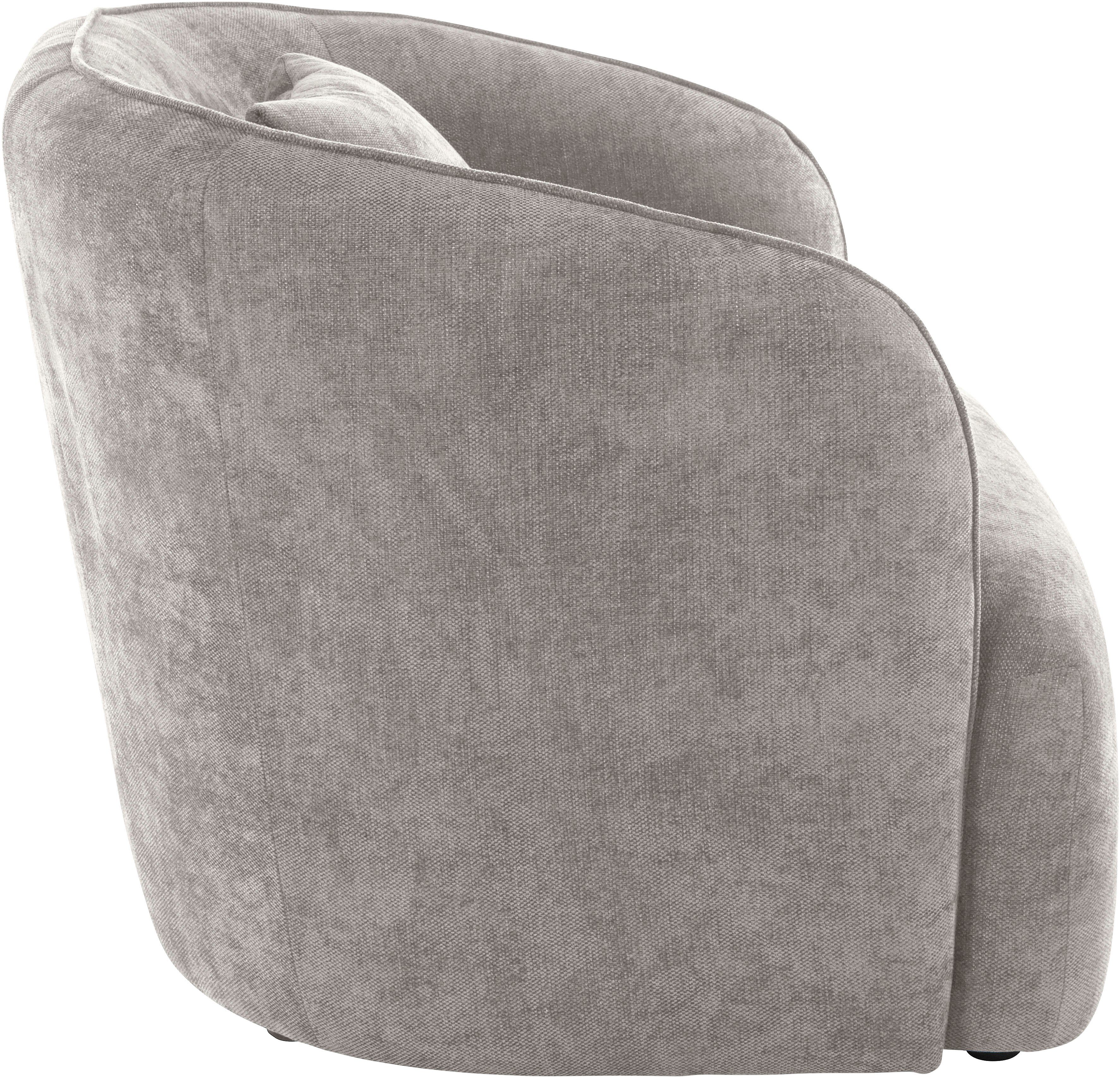 andas Fauteuil Kreukelzone ook met bouclé-bekleding