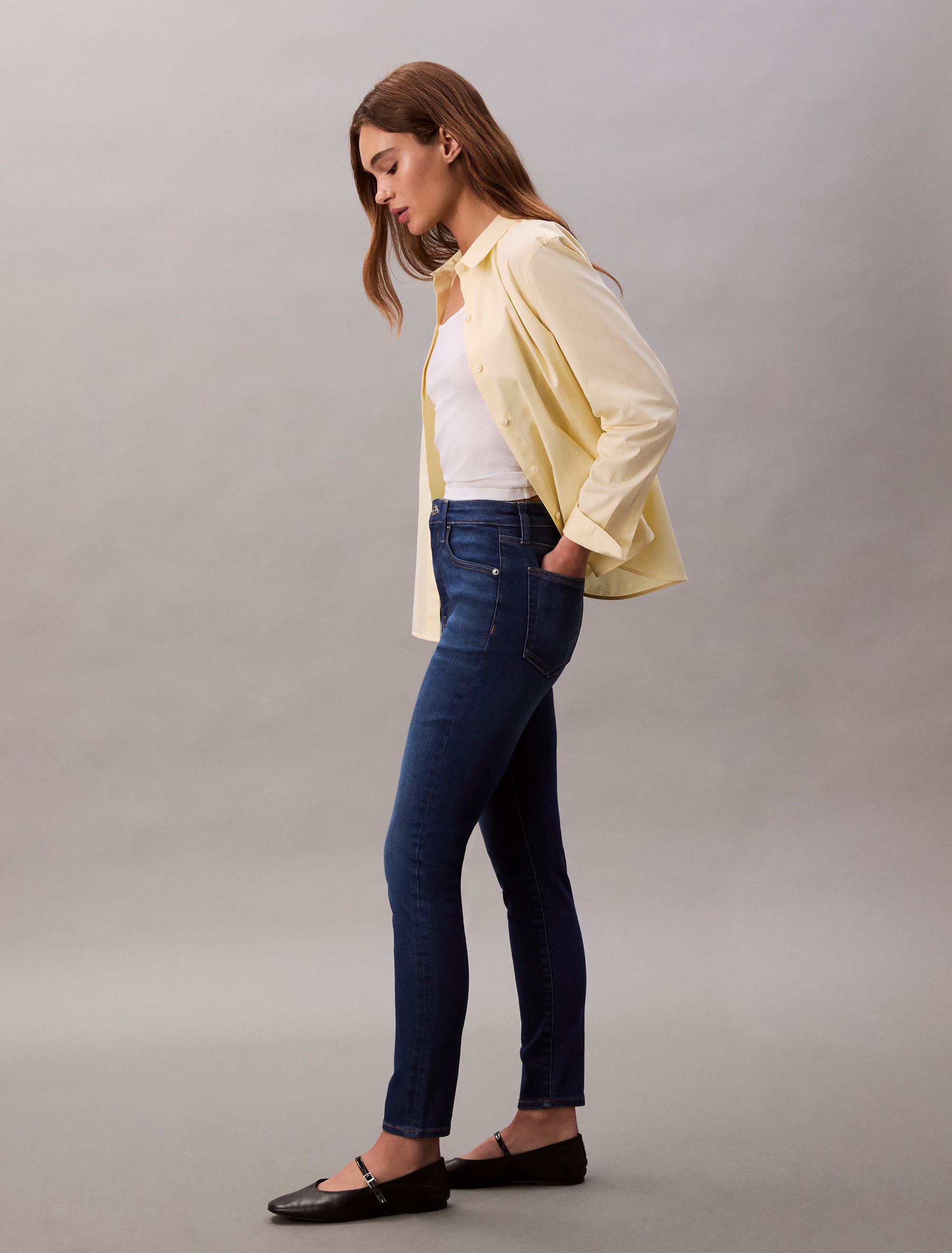 Calvin Klein Skinny fit jeans HGH RS SKNNY ANKL JN