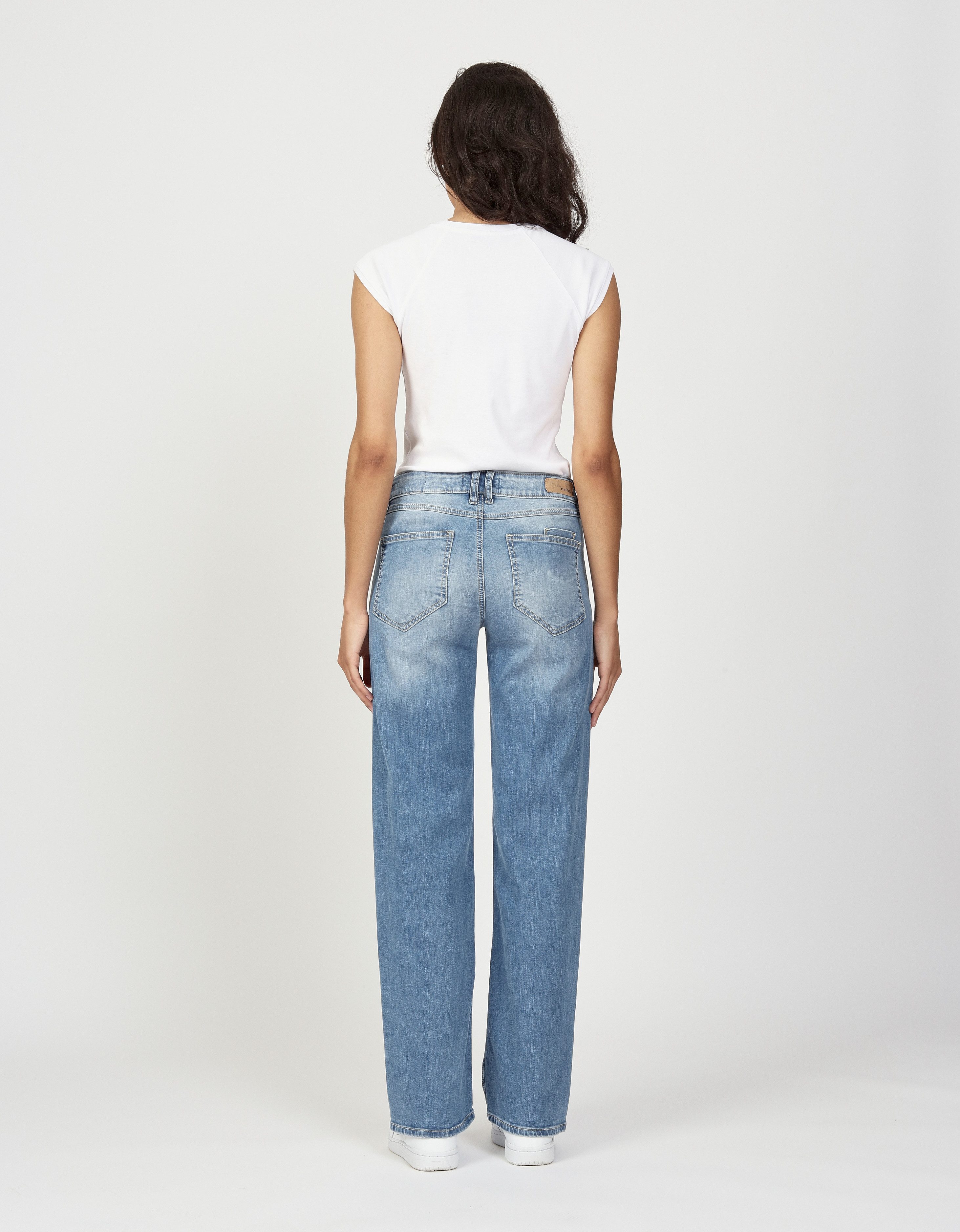 GANG Straight jeans 94RIVER met extra kleine achterzak