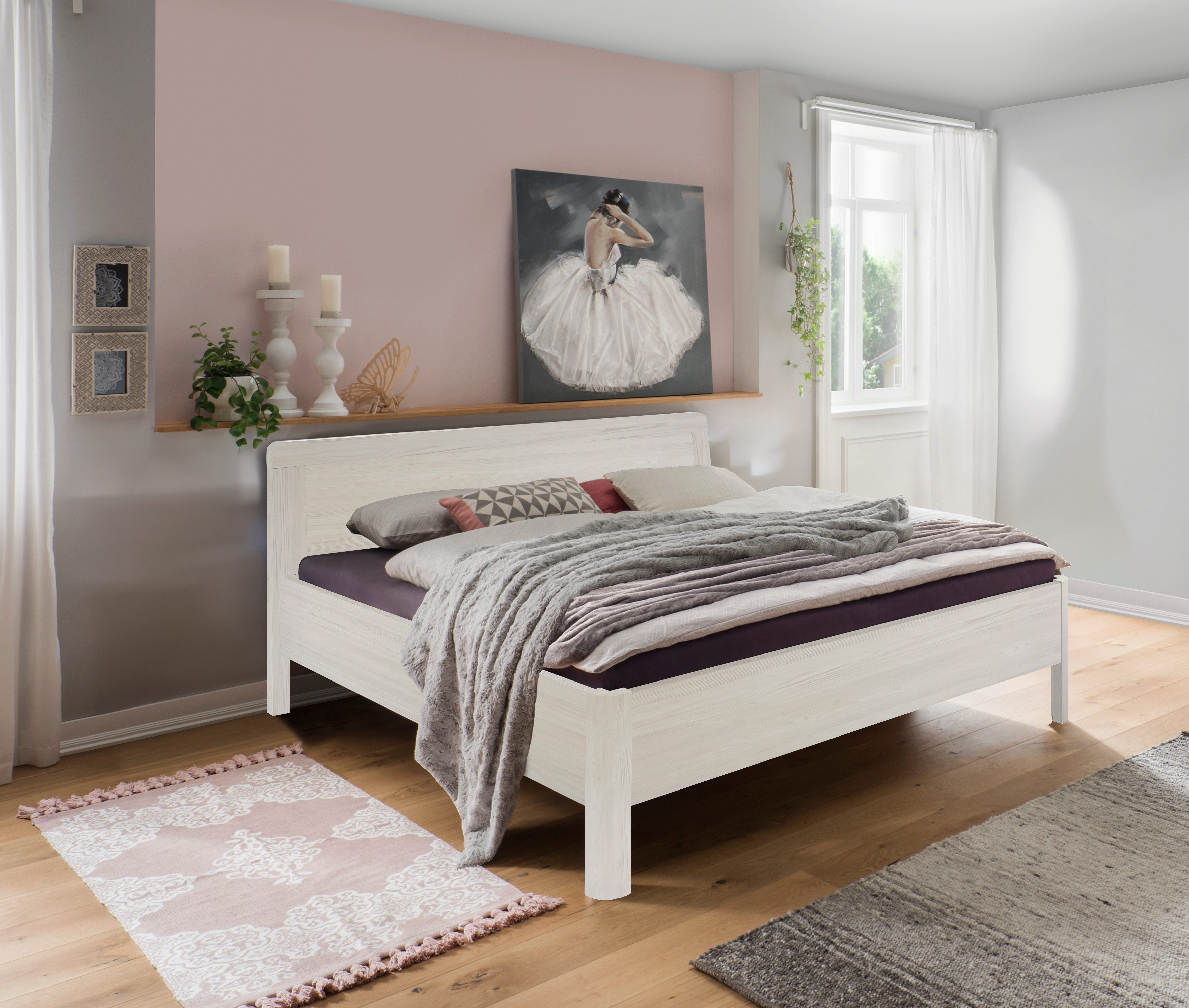 WIEMANN Houten bed Bern viervoudig verstelbare lighoogte