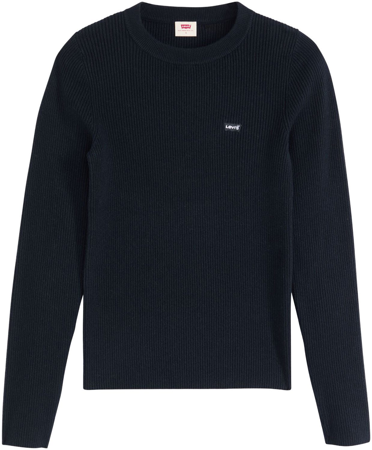 Levi's® Trui met ronde hals RIB CREW SWEATER Geribbeld breipatroon