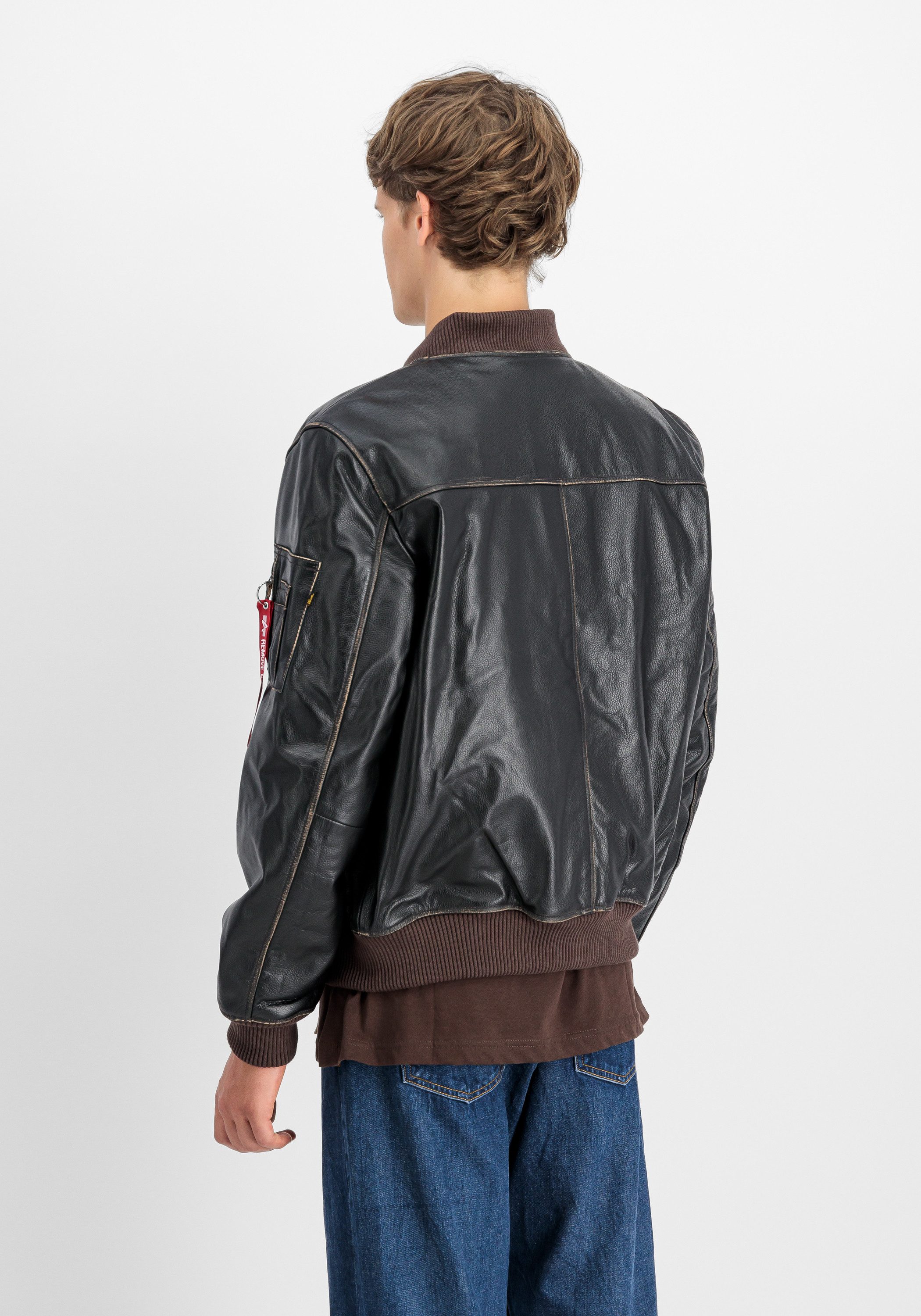 Alpha Industries Leren jack Alpha Industries Men - Leather & Vegan Jackets MA-1 Leather LF