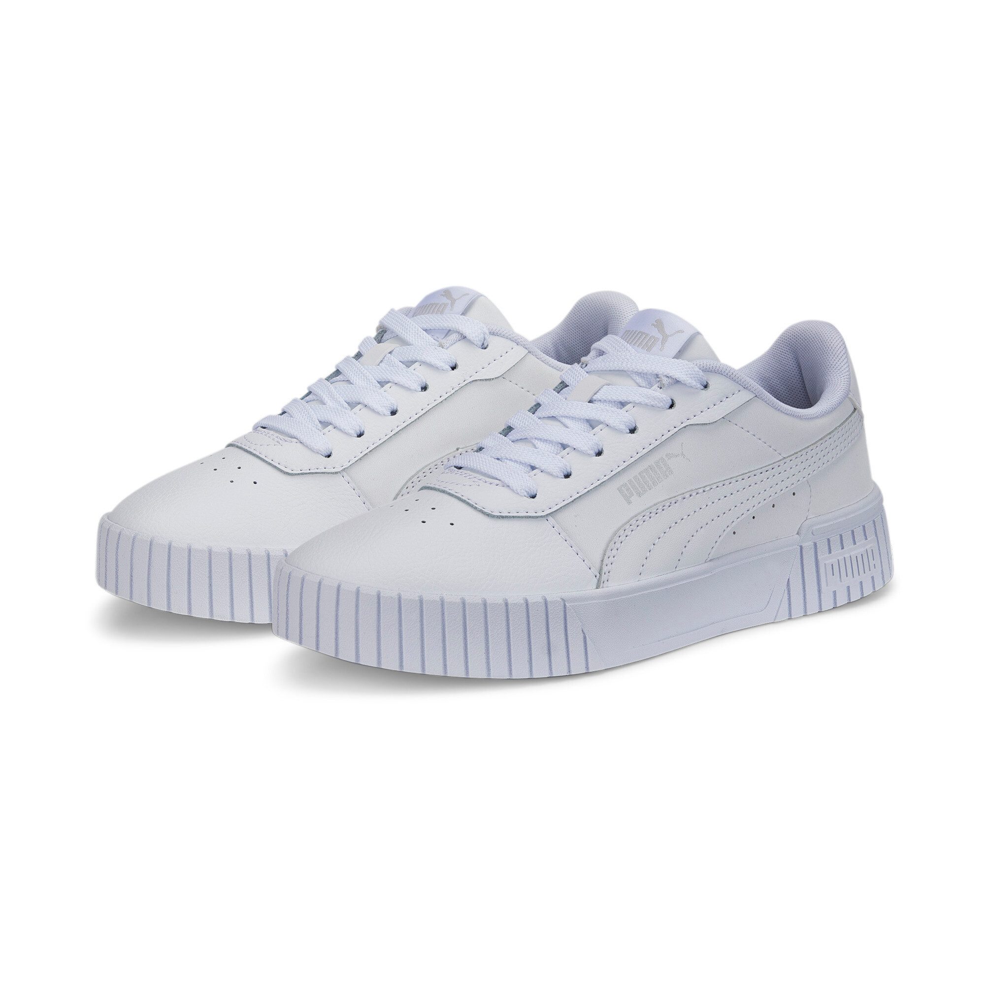 PUMA Sneakers Carina 2.0 Jr meisjes lage sneakers maat 35,5 EU wit