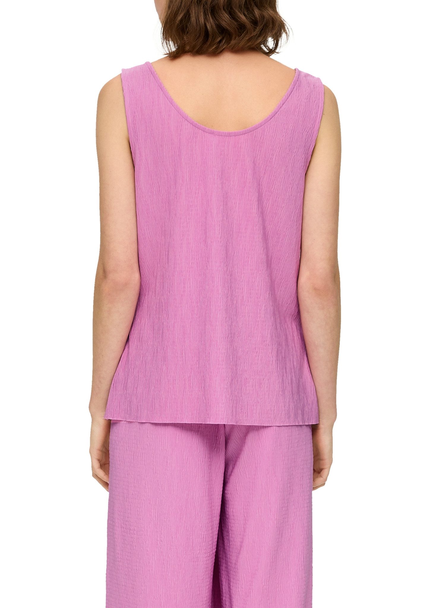 s.Oliver Shirttop met open zoom