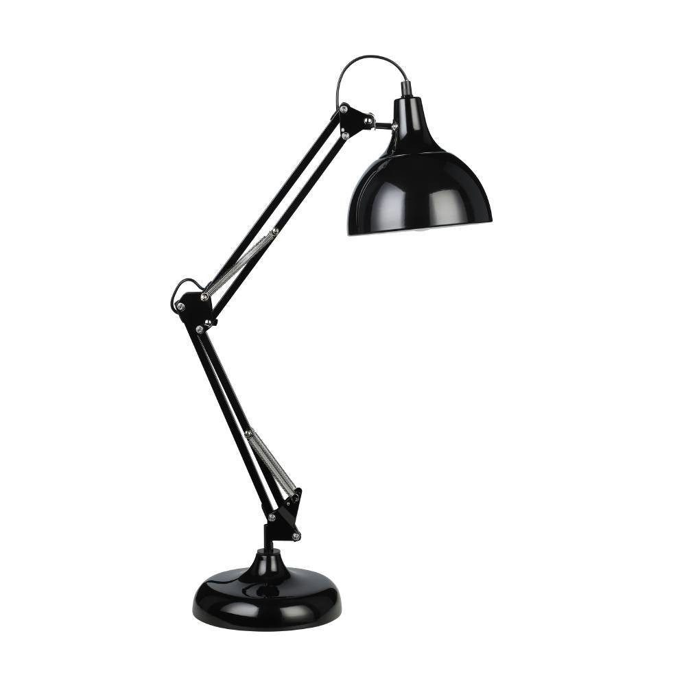 EGLO Tafellamp BORGILLIO Vintage bureau lamp van staal in zwart, E27, incl. schakelaar (1 stuk) tafellampen zwart