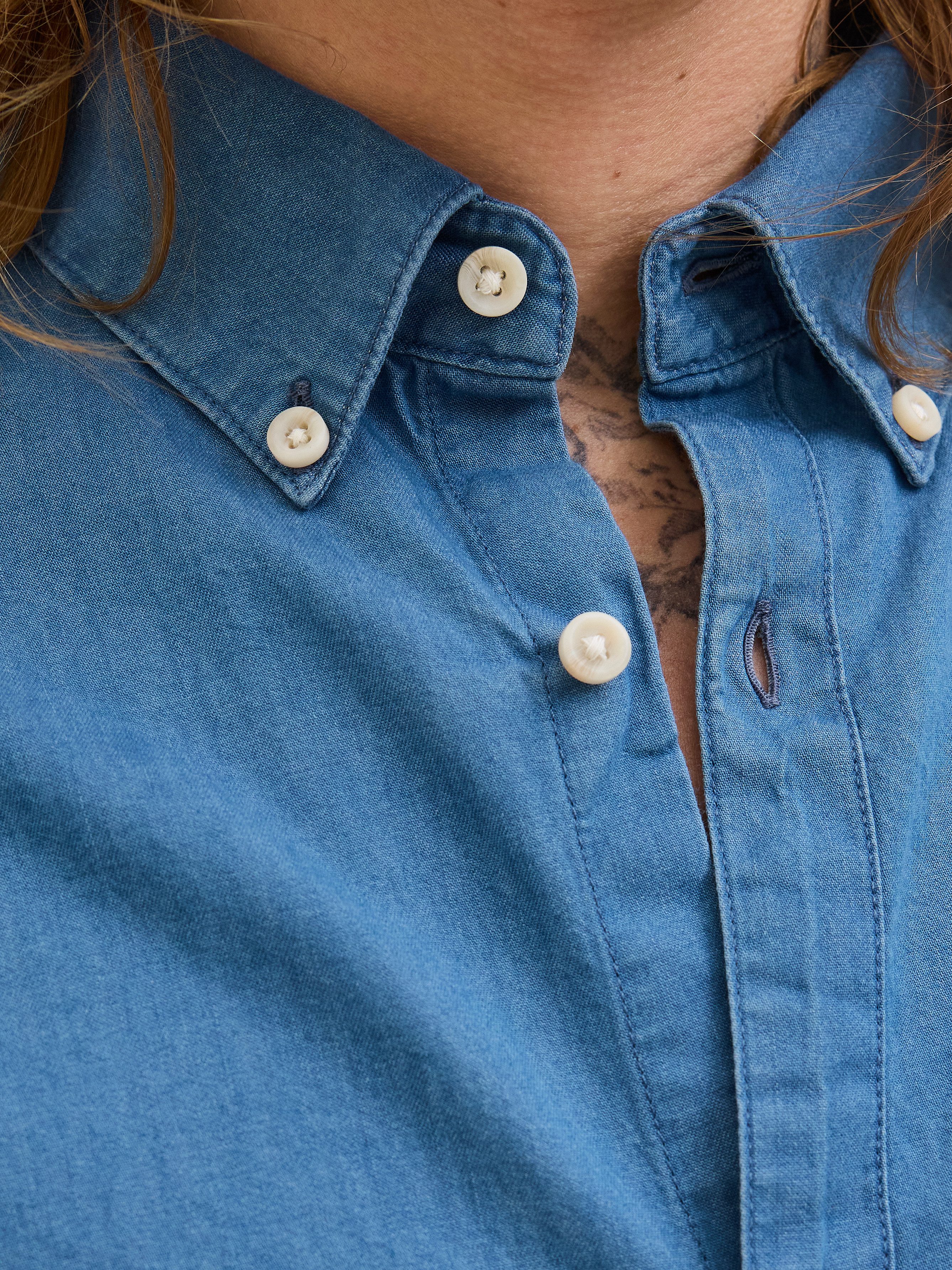Jack & Jones Overhemd met lange mouwen JJEPERFECT DENIM SHIRT LS NOOS