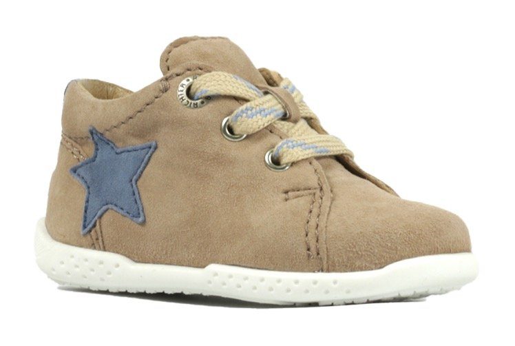 Richter Babyschoentjes WMS: middel Babyschoen, veterschoen, sneaker met schattige ster aan de buitenkant