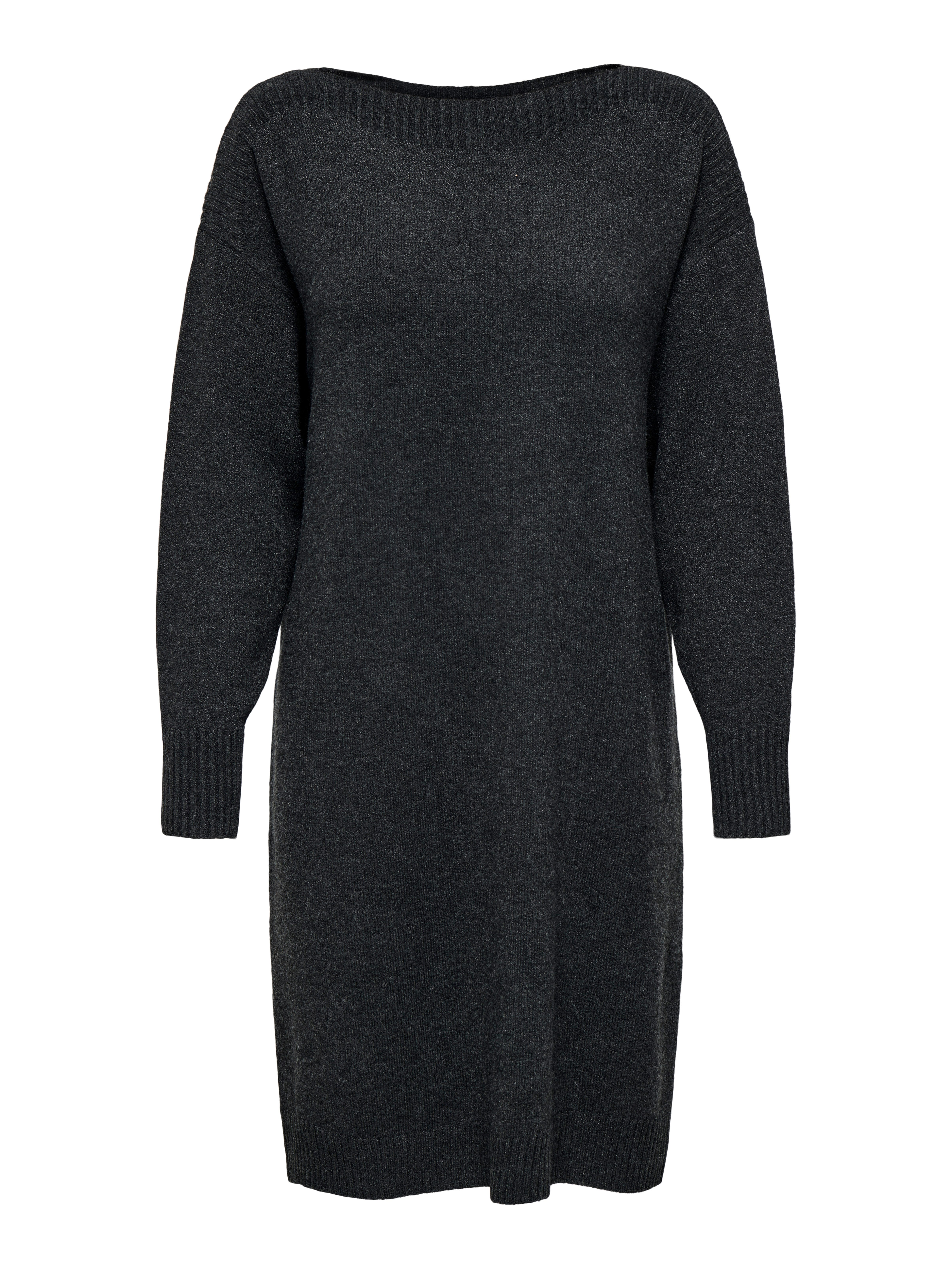 Only Midi-jurk ONLGLORIA LS BOATNECK DRESS EX KNT
