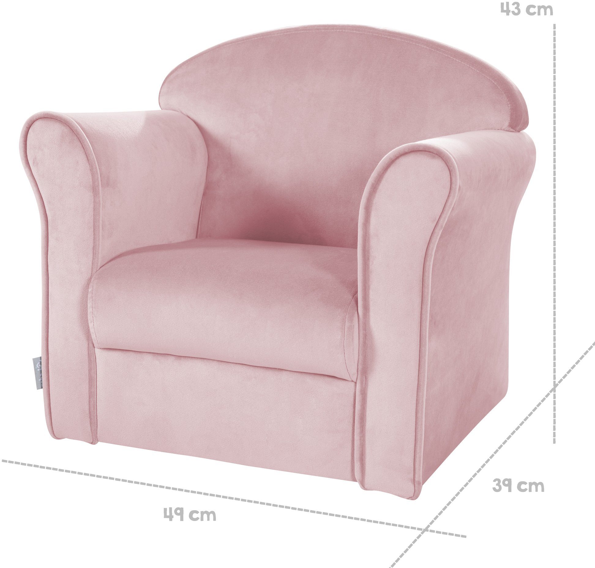 Roba® Kinderfauteuil Lil Sofa met armleuningen