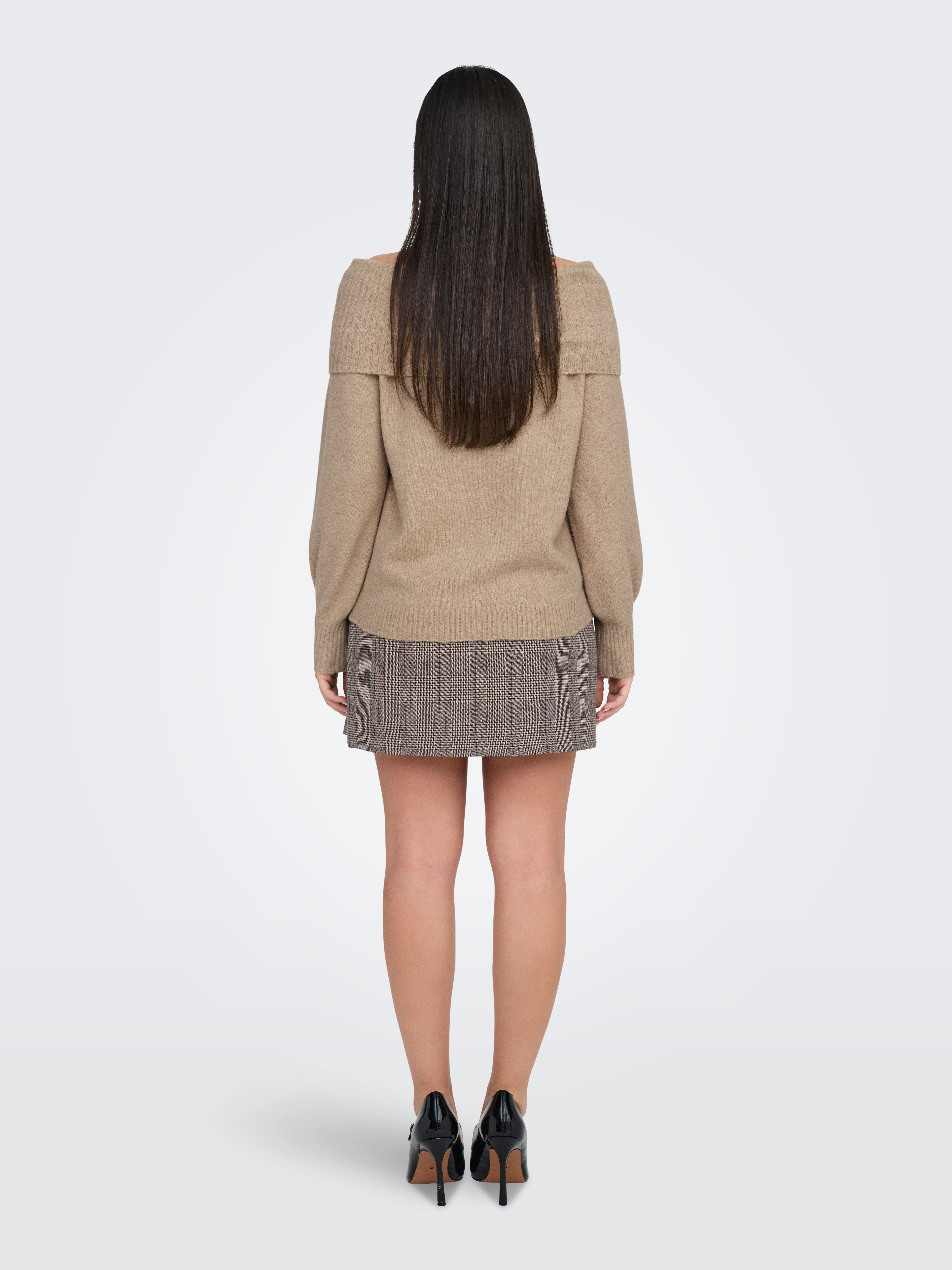 Only Trui met carmenhals ONLJEANETT LIFE L S OFF SHOULDER CC KNT