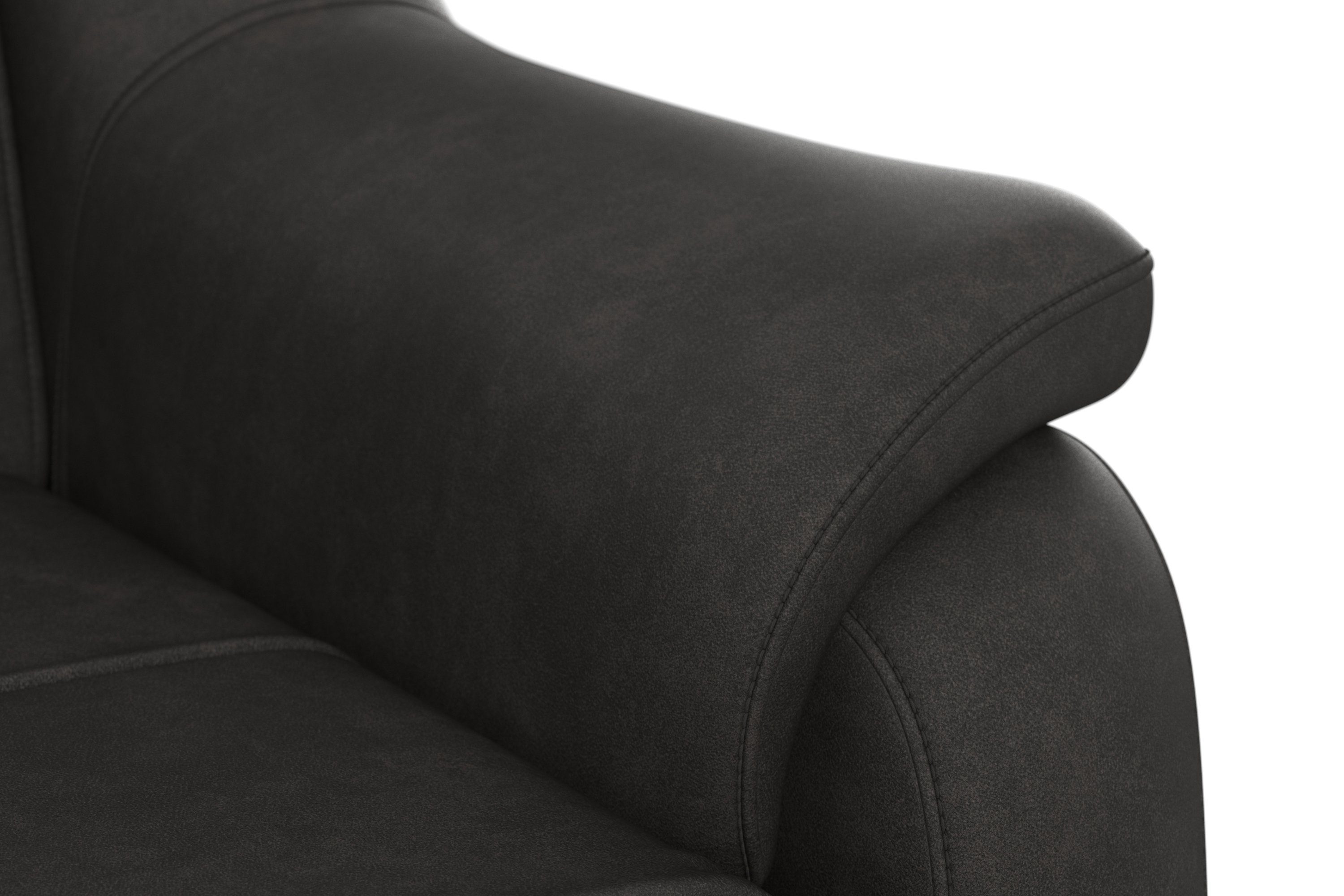 sit&more Hoekbank Freetown L-vorm met verstelbare hoofdsteun en comfortabele binnenvering