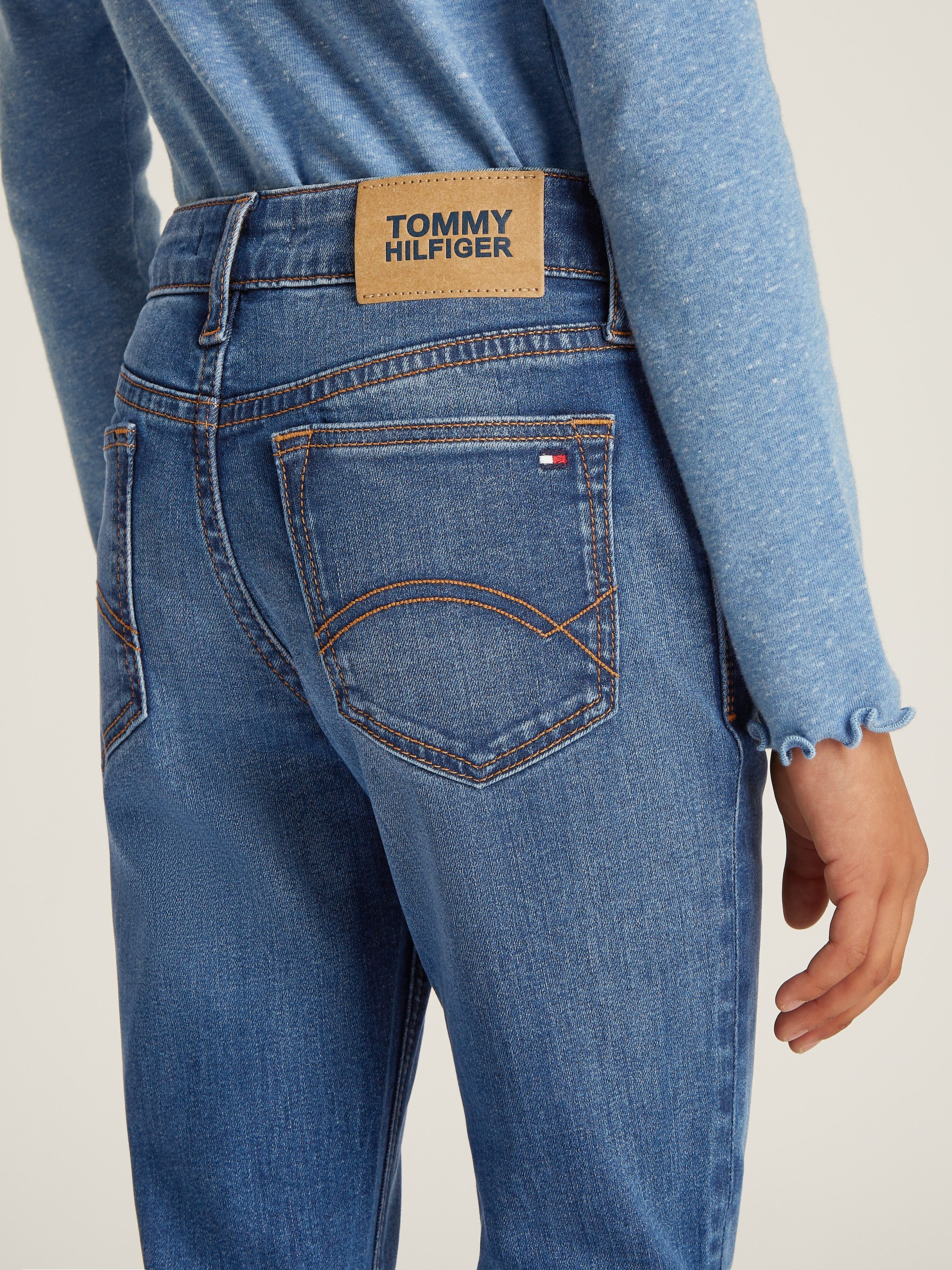 Tommy Hilfiger Skinny fit jeans NORA SKINNY in blauwe wassing