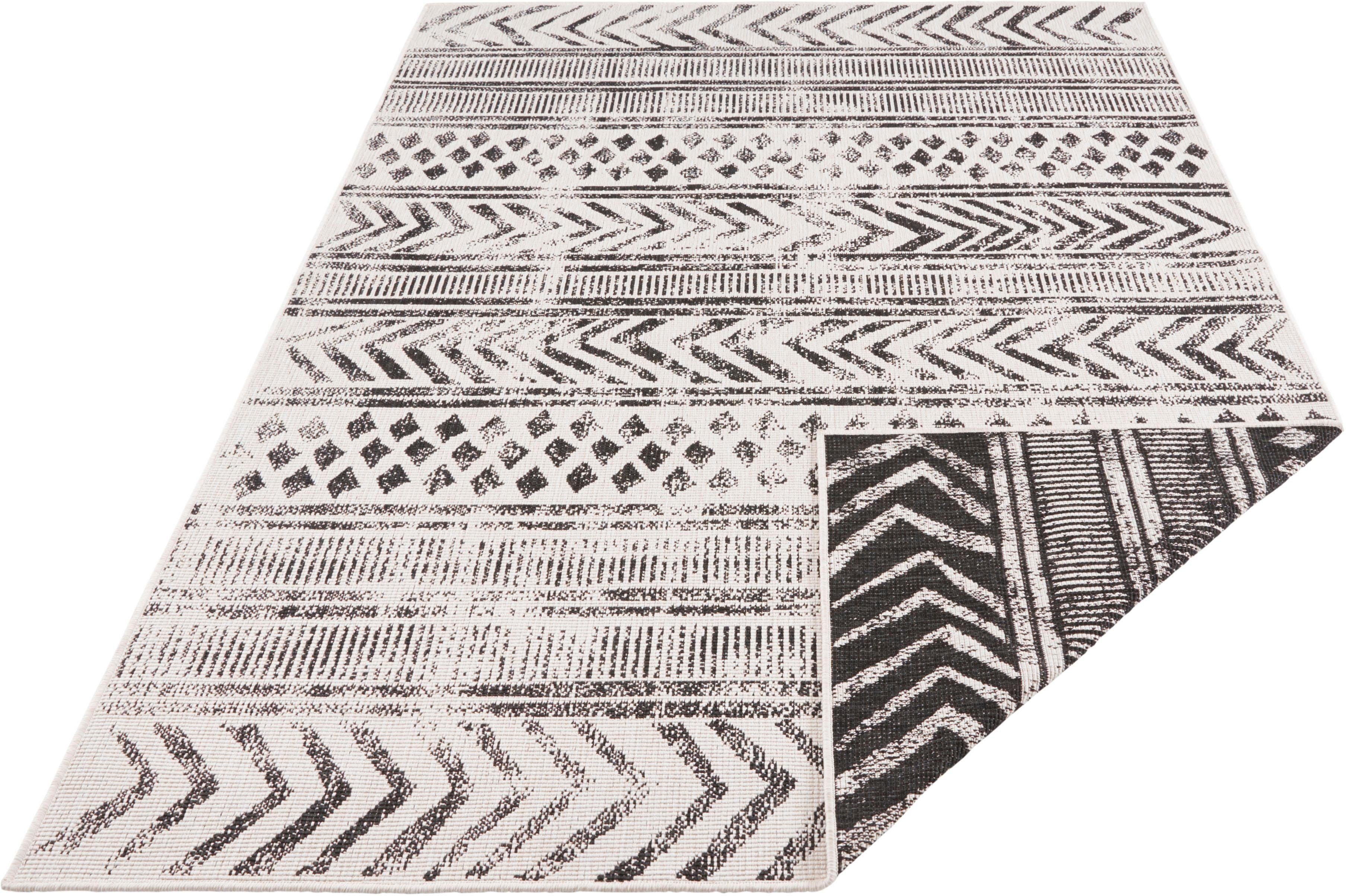 HANSE Home Vloerkleed BIRI tweezijdig te gebruiken kleed Binnen- en buitengebruik, weerbestendig, balkon, loper, woonkamer, waterbestendig, boho