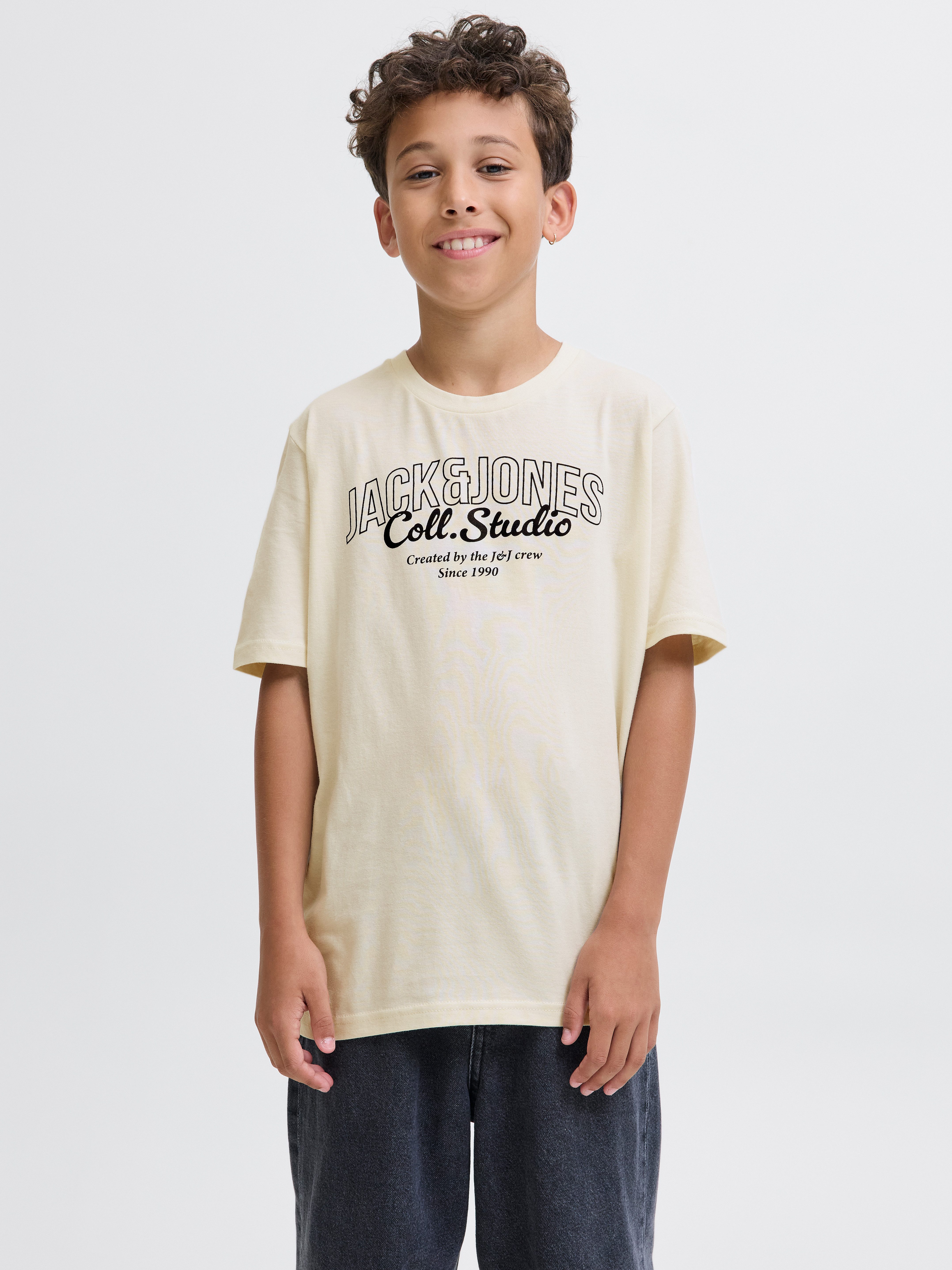Jack & Jones Junior T-shirt JJMAKOTO TEE SS CREW NECK 2PK JNR (set, 2-delig)