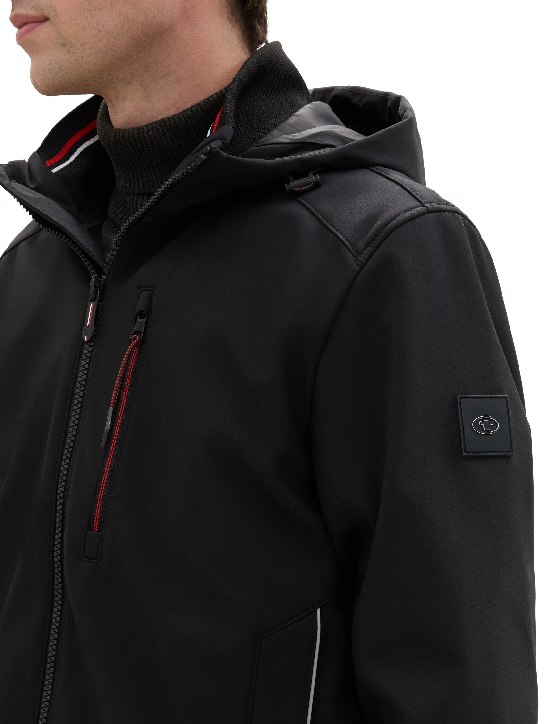 Tom Tailor Softshell-jack met een capuchon