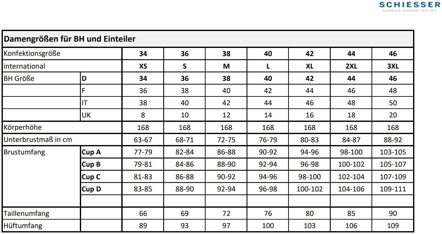 Schiesser Beugel-bh Air met spacer-voering