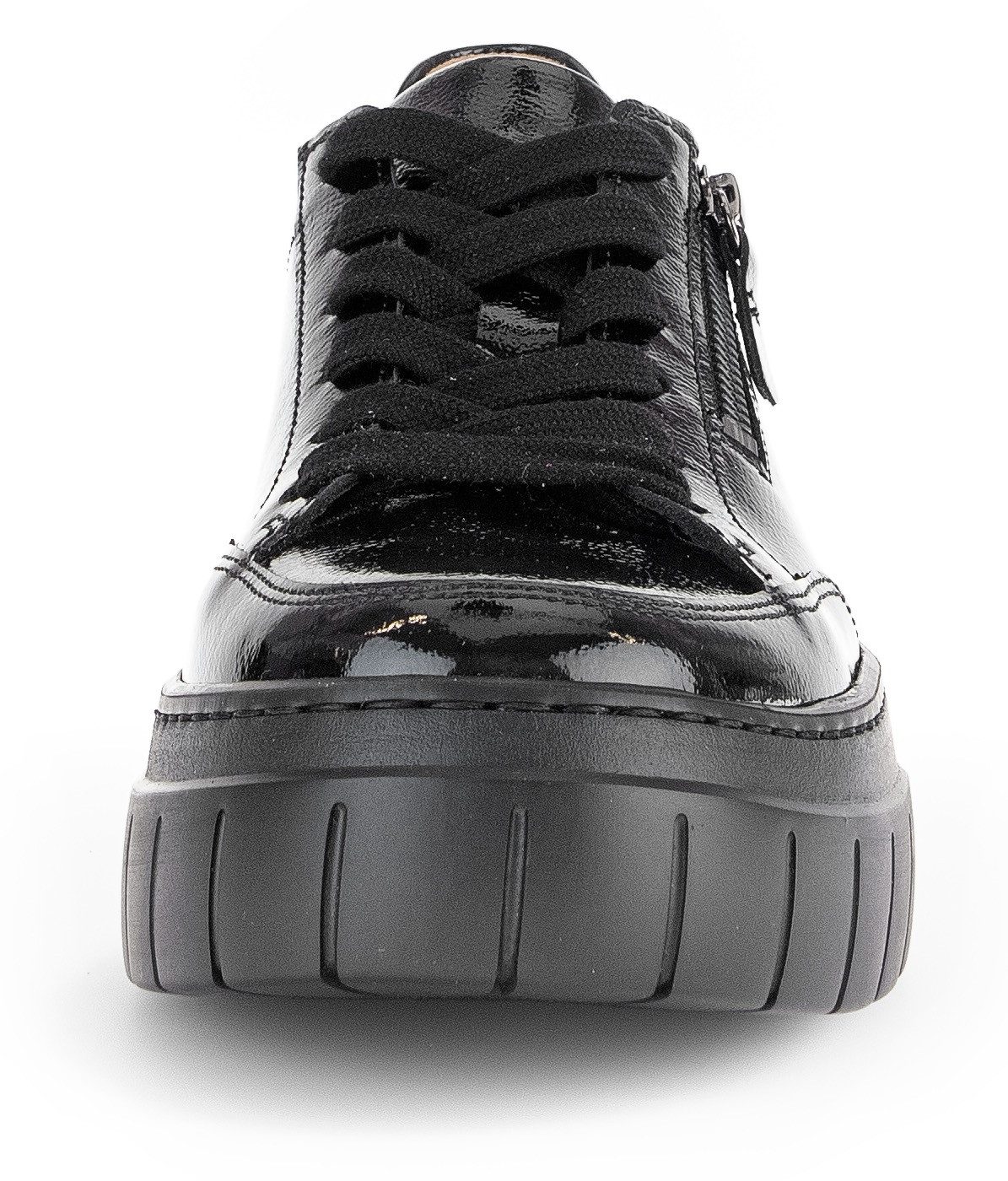 Gabor Plateausneakers , vrijetijdsschoen, lage schoen, veterschoen met modieuze plateauzool