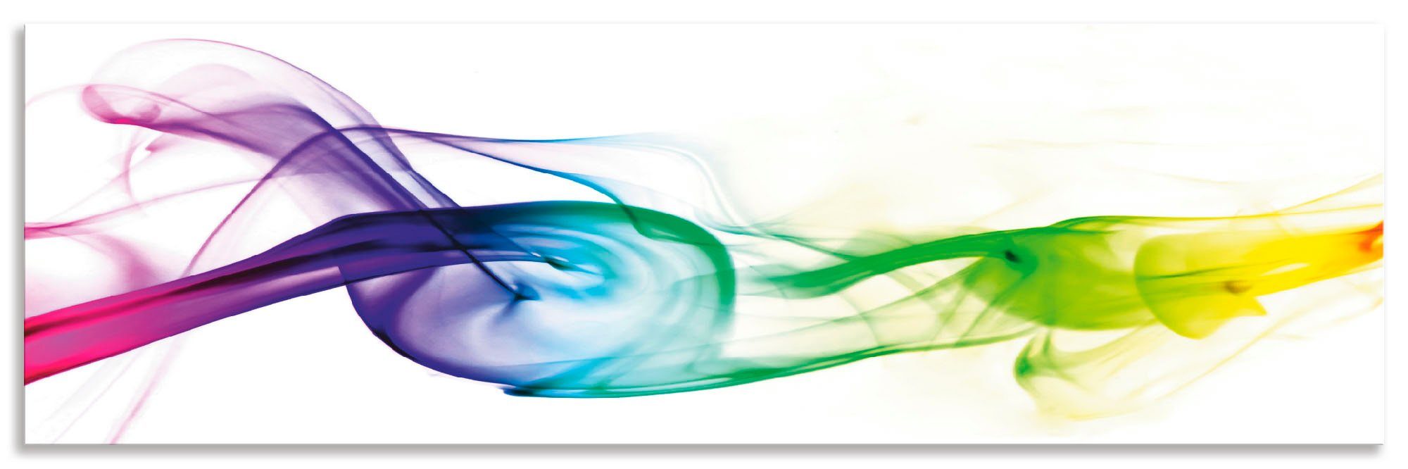 Artland Keukenwand Rook - abstract Aluminium spatscherm met plakband, gemakkelijke montage keukenwanden multicolor