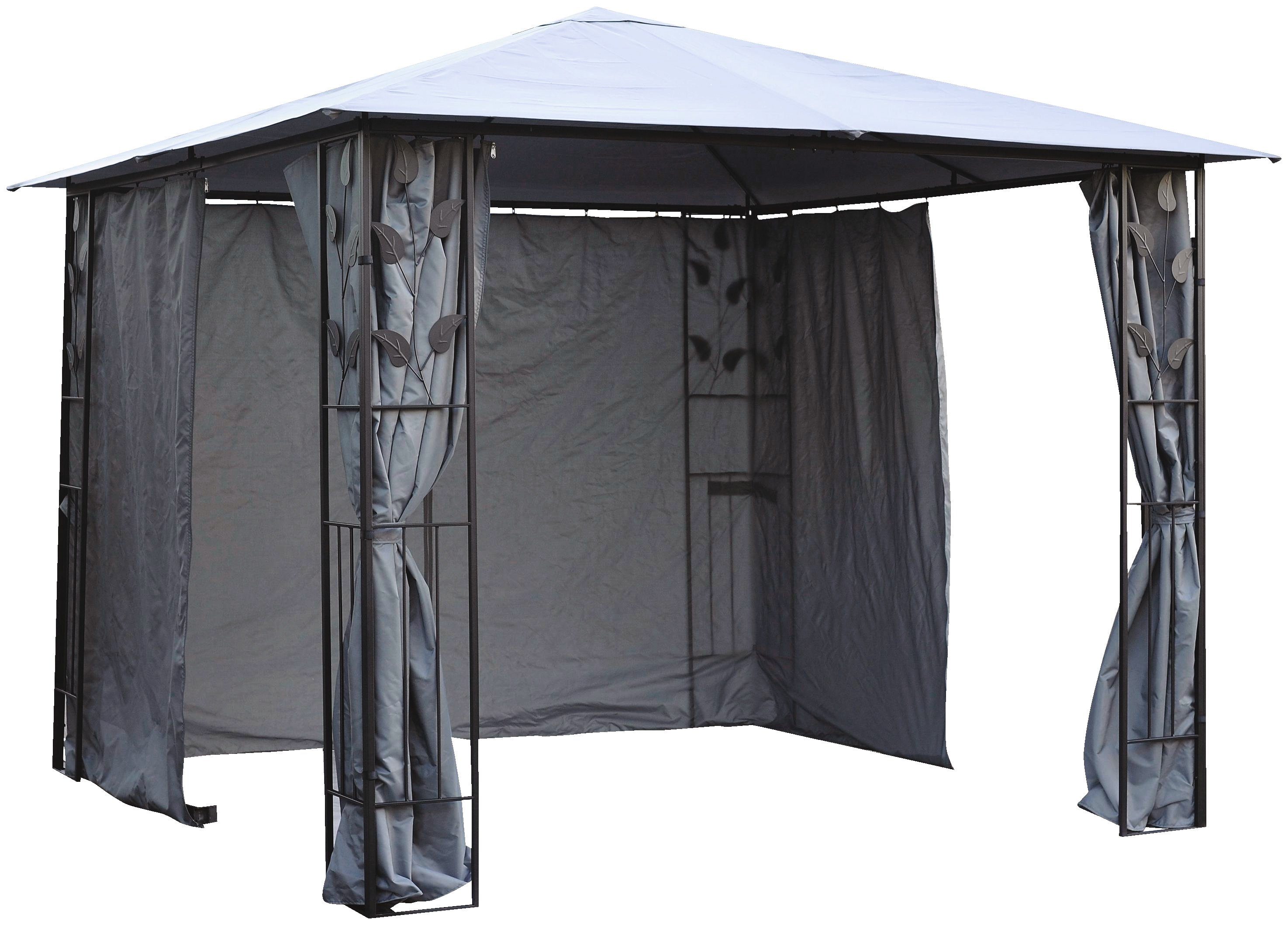 KONIFERA Zij-element partytent voor kreta, 2 zijkanten, bxd: 300x300 cm (2 stuks)