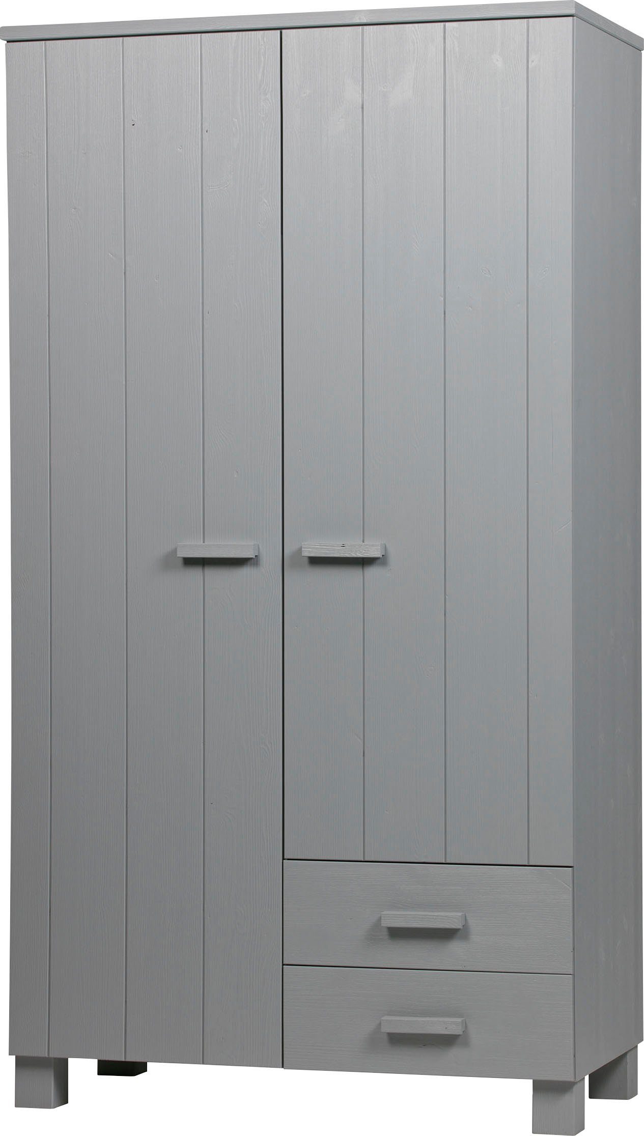 WOOOD Kledingkast Dennis met kledingstang, veel opbergruimte, b 111 cm x h 202 cm