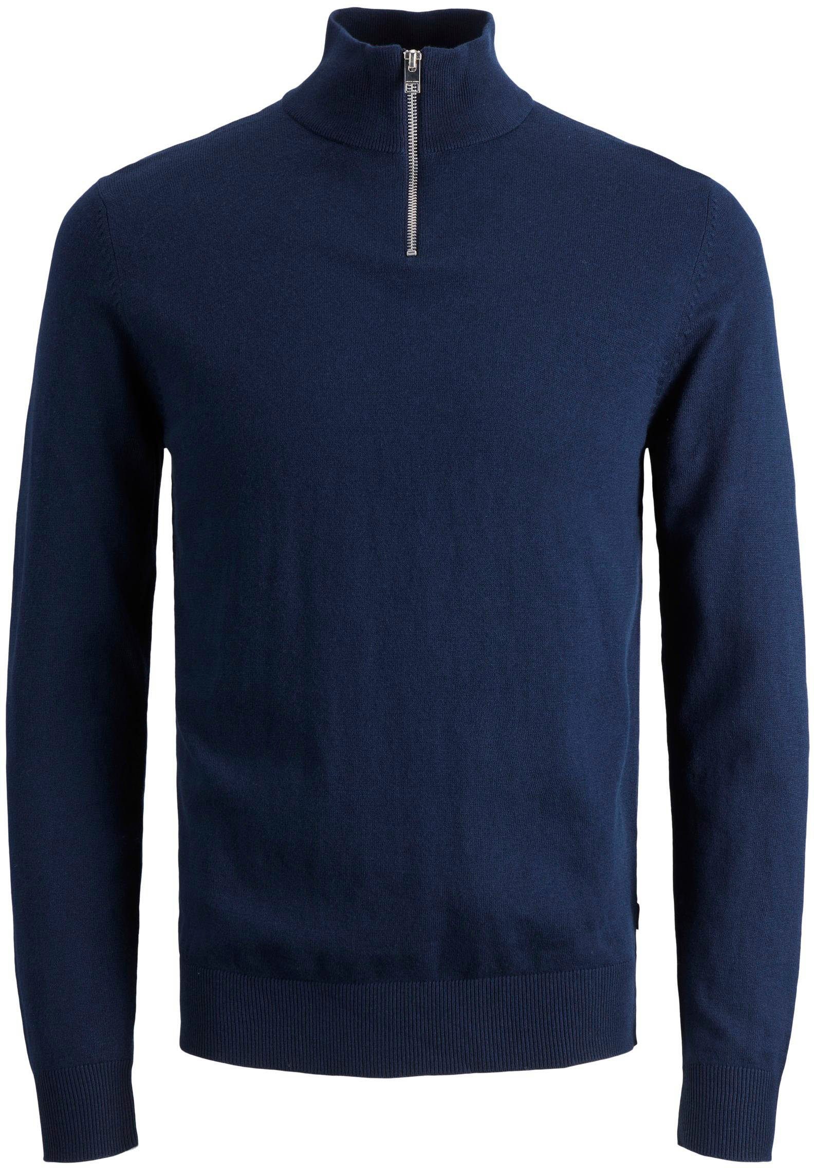 Jack & Jones Trui met ronde hals EMIL KNIT HALF ZIP