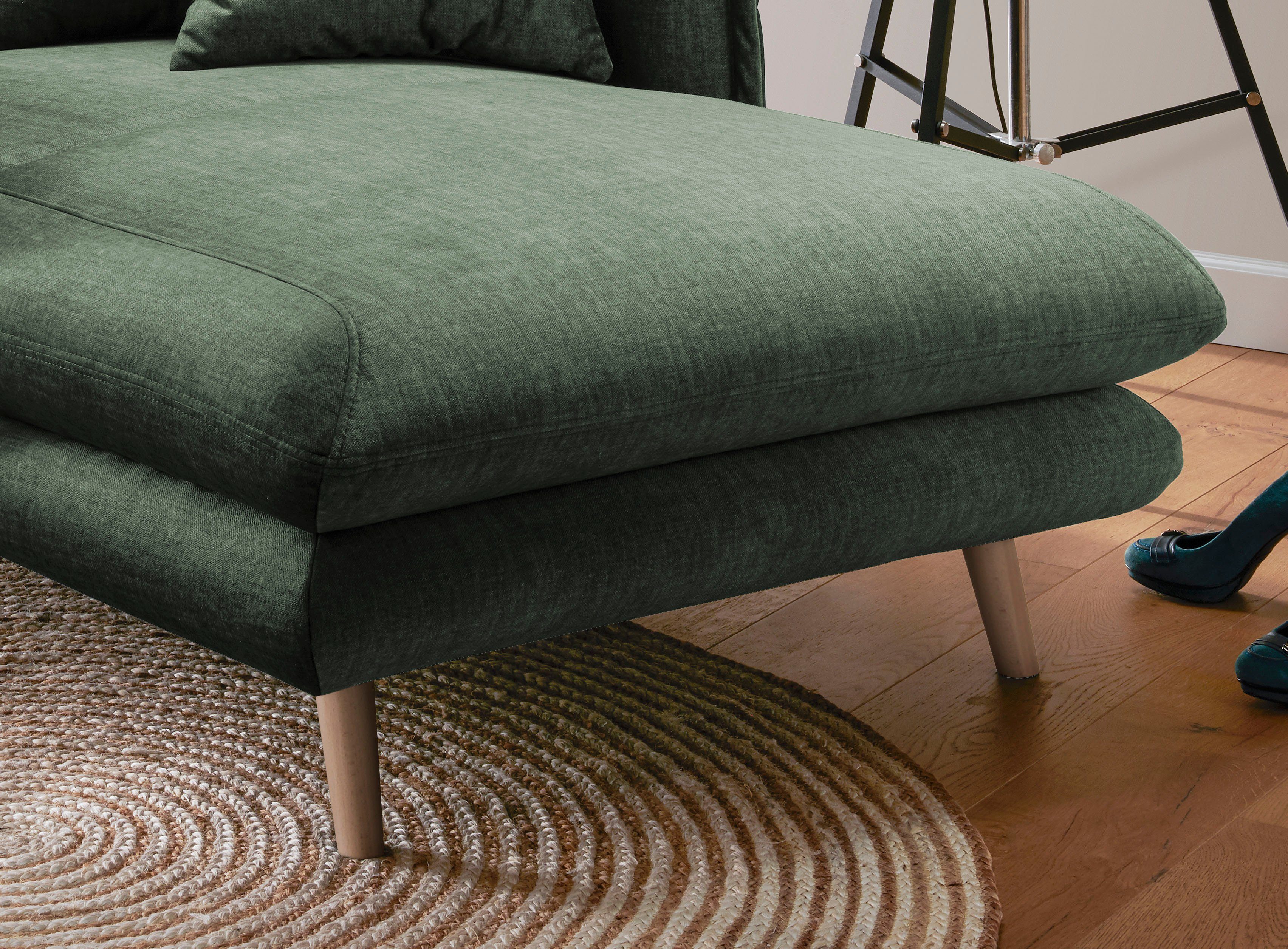 INOSIGN Loveseat LAZIO moderne fauteuil met een comfortabele bekleding, 2 stuks decoratieve sierkussens