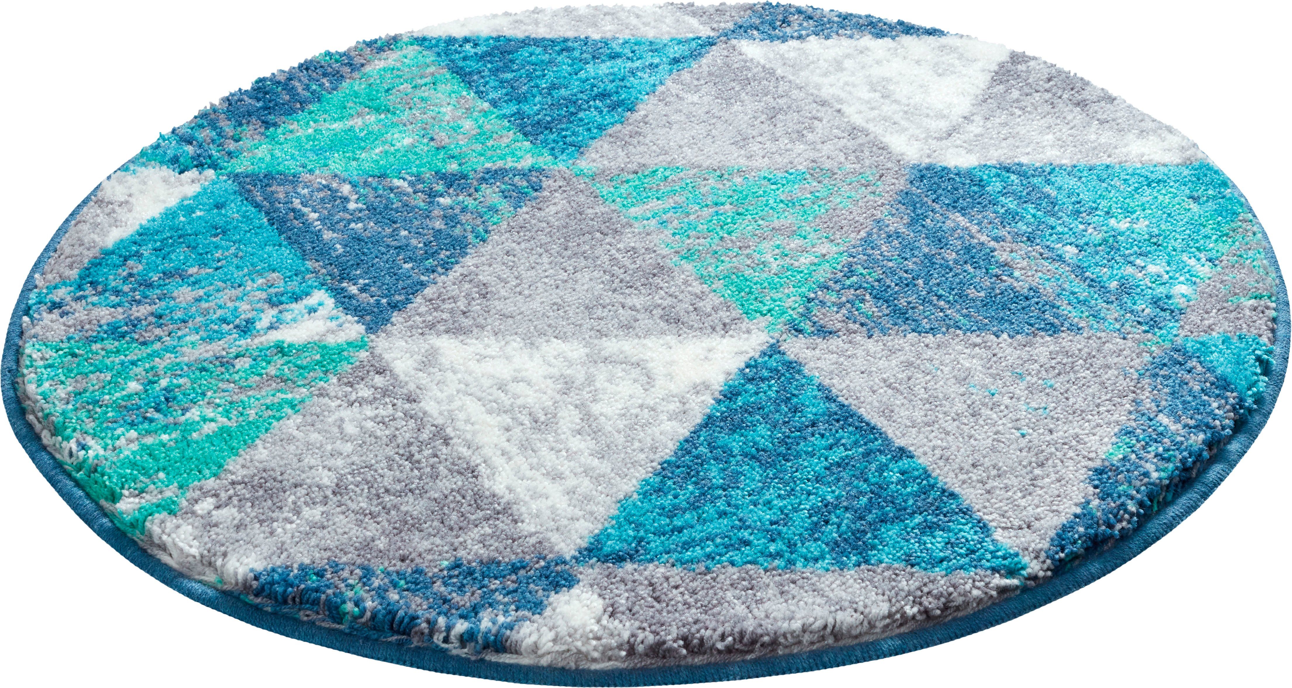 Grund Badmat Curati fluffy oppervlakte, gemaakt in europa, geometrisch patroon