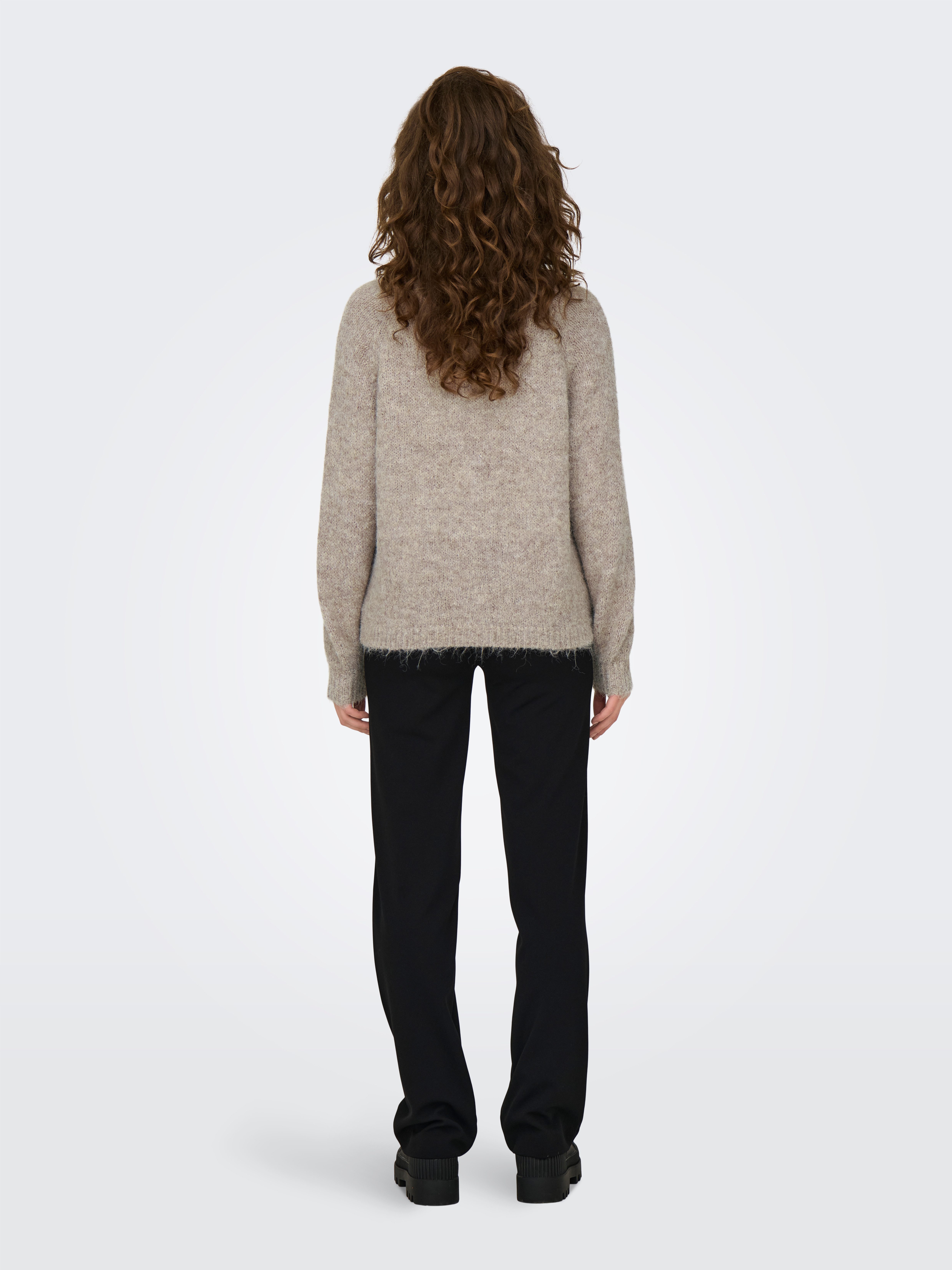 JDY Trui met staande kraag ZOEY LIFE L S HN RAGLAN PUL KNT NOOS
