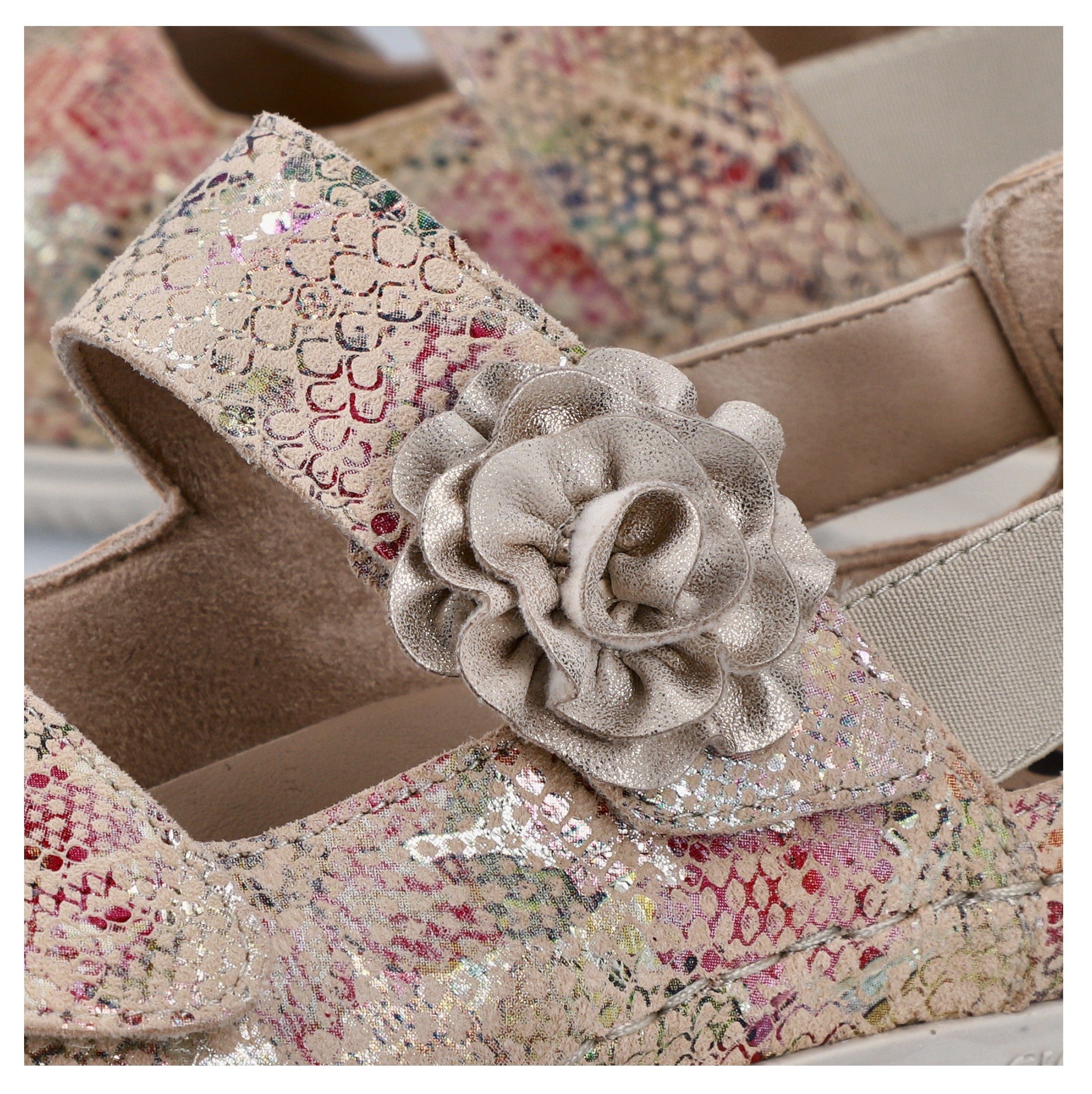 Rieker Sandalen , zomerschoen, sandaal, sleehak, met klittenbandsluitingen