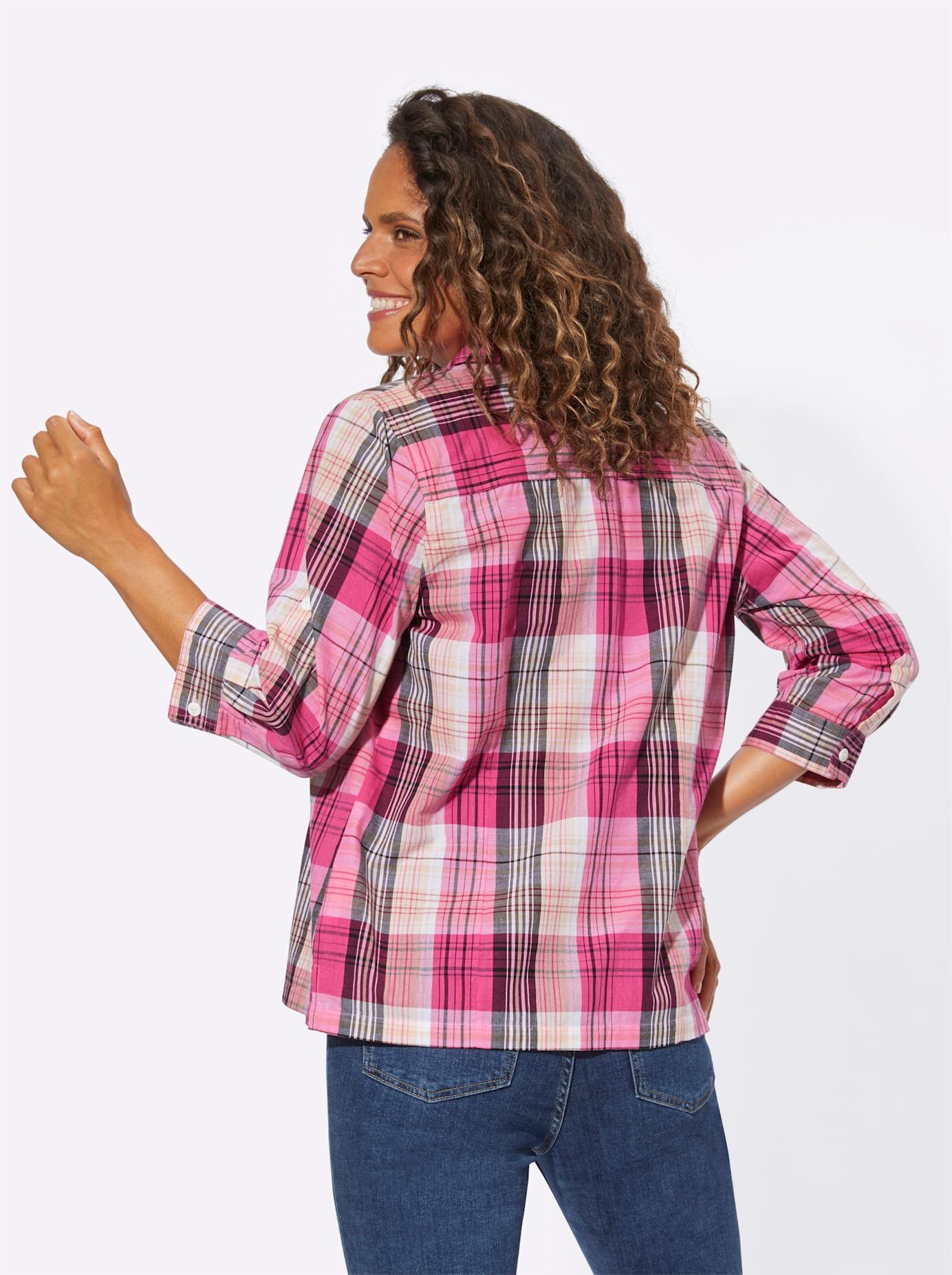 Casual Looks Geruite blouse