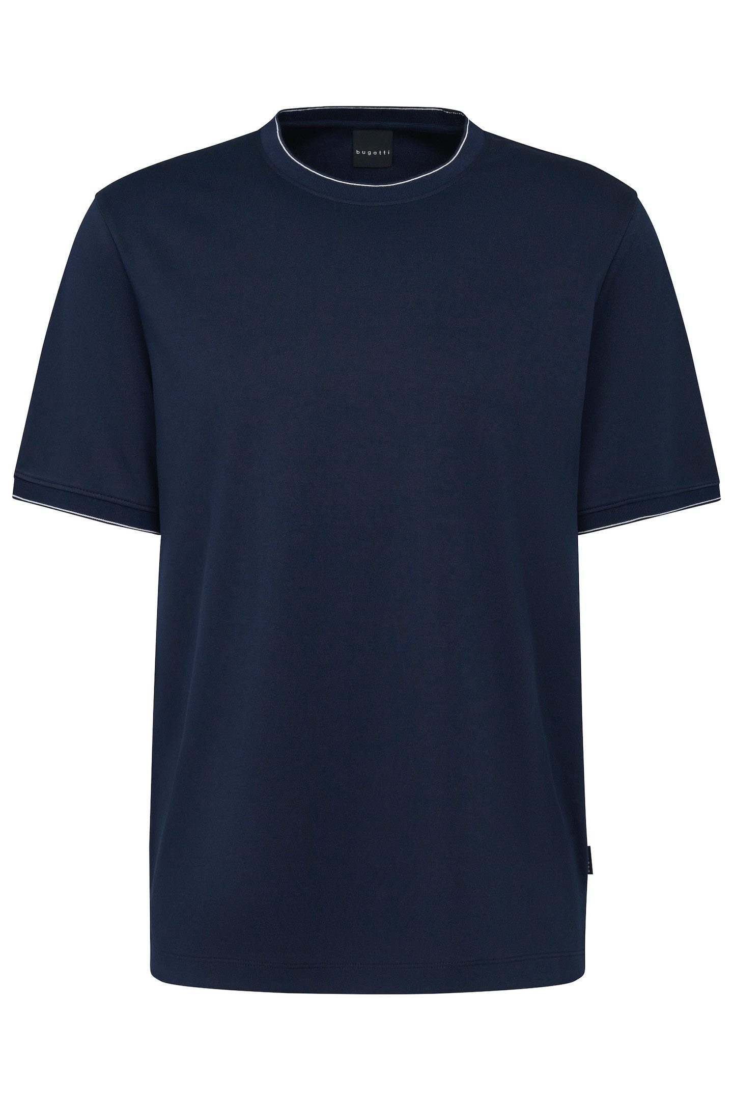Bugatti T-shirt van katoenmix