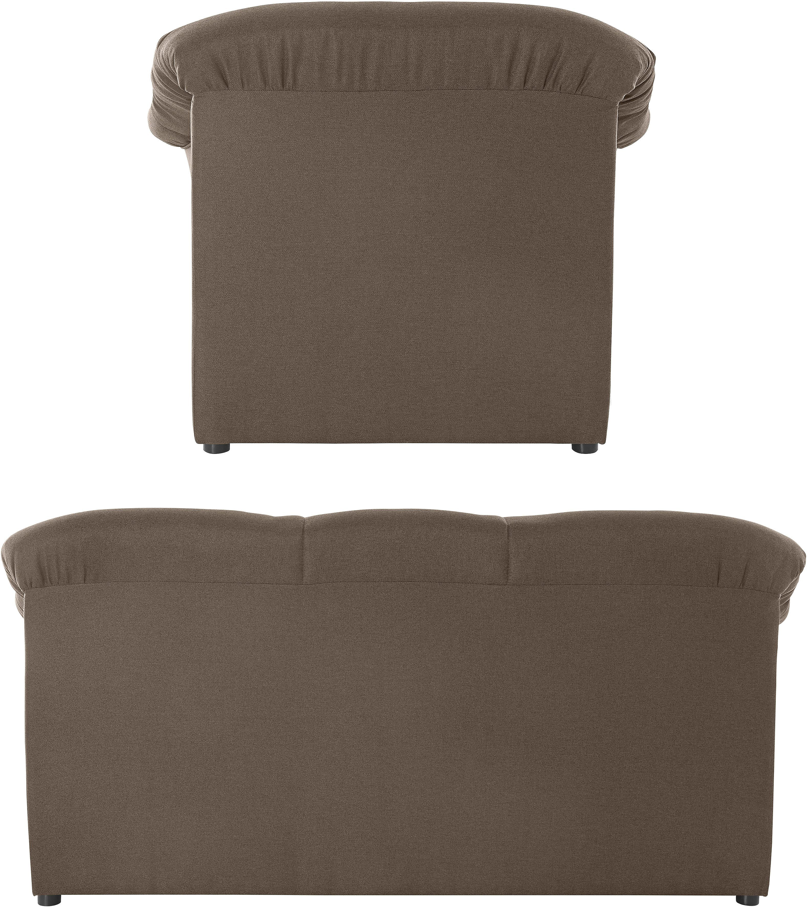 DOMO collection Zithoek Pegnitz Fauteuil en 3-zits (set)