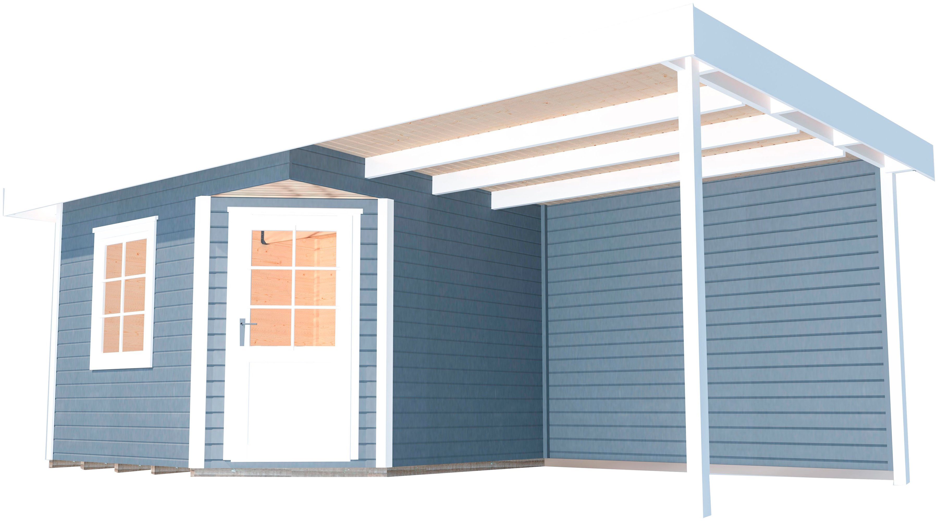 weka Tuinhuisje Designhaus 213B Maat 2 (set) houten tuinhuisjes grijs