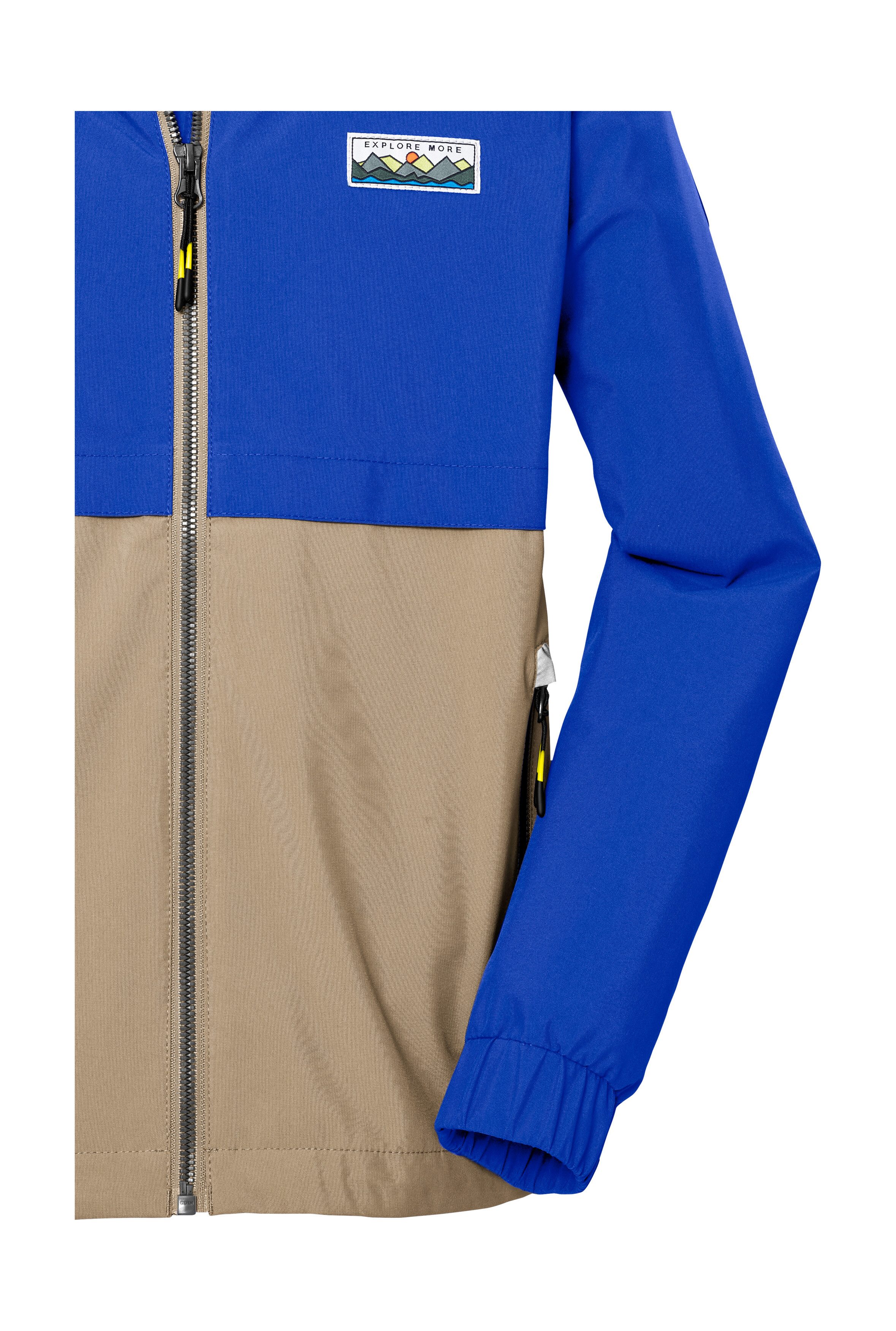 Killtec Functioneel jack KOS 141 BYS JCKT Waterdichte kinderjas, colourblock, reflecterend, PFAS-vrij