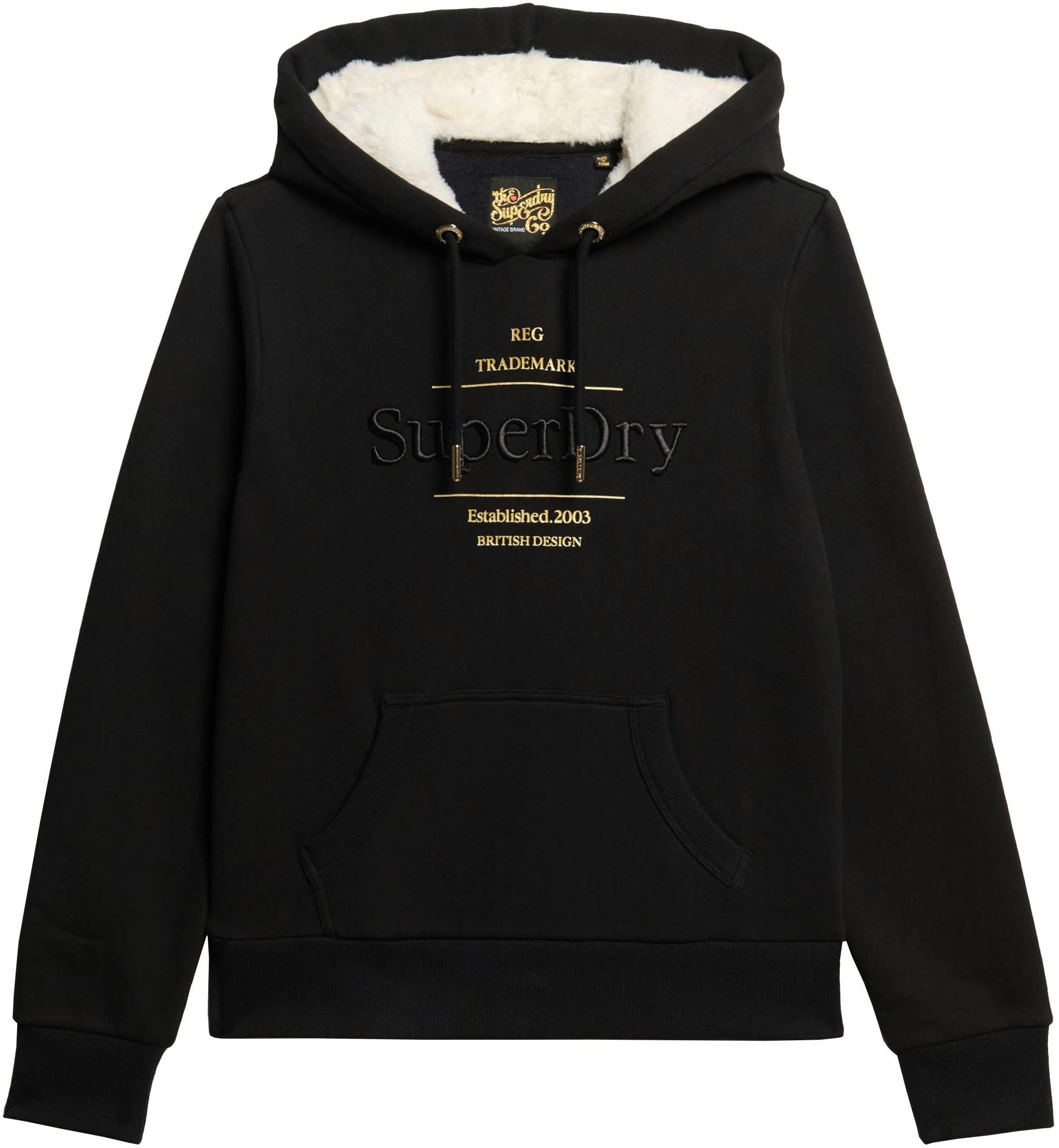 Superdry Hoodie Luxe Metallic Logo Hoodie