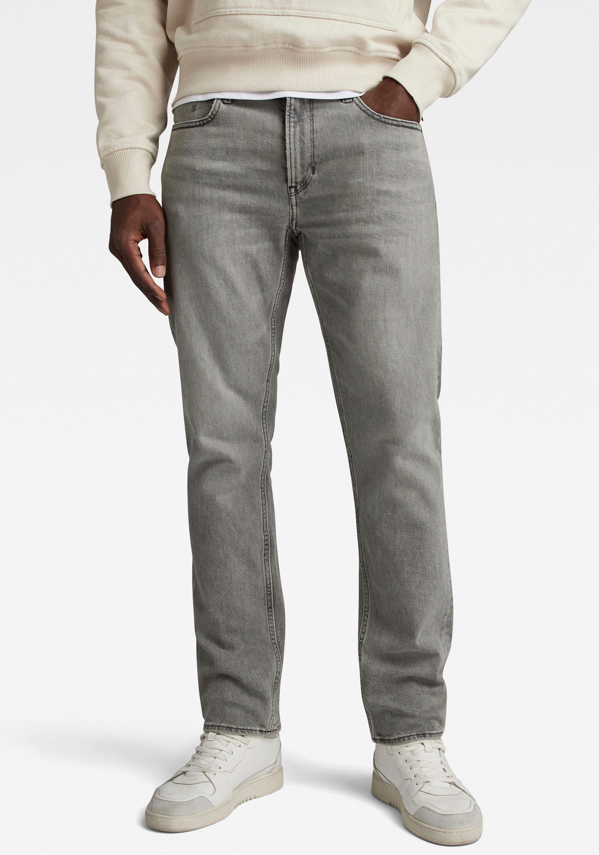 G-Star RAW Straight jeans Mosa Straight met lichte naden heren straight jeans maat 30 blauw