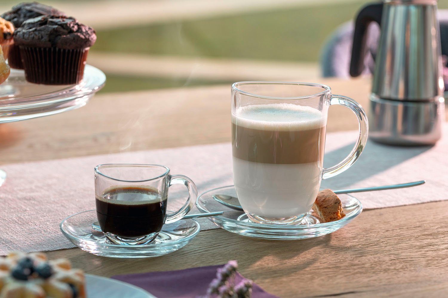 LEONARDO Espressokopje Napoli 80 ml(set, 6-delig)