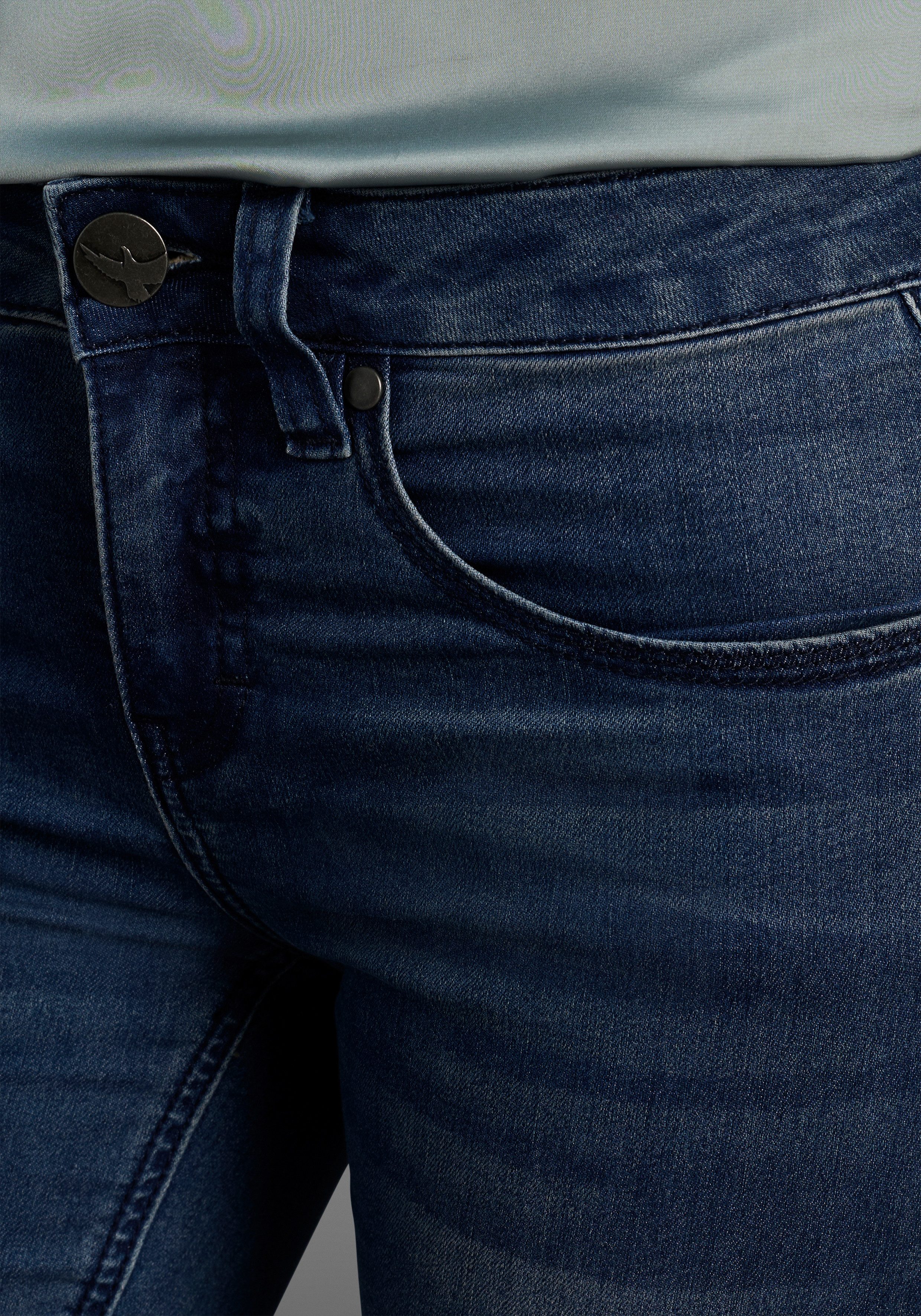 Arizona Skinny fit jeans Shaping skinny pasvorm, normale taille, in stretchkwaliteit, used-look