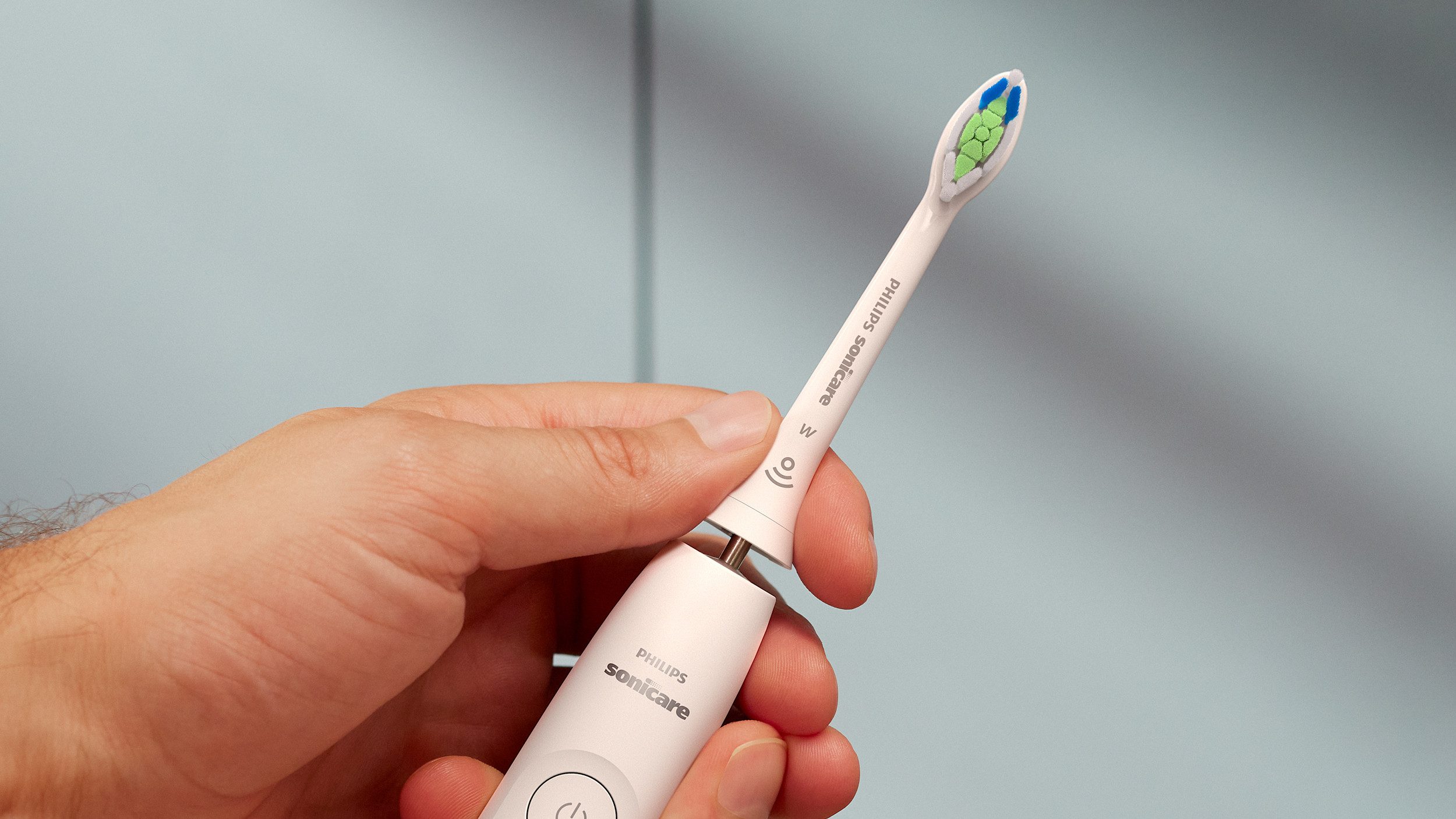 Philips Sonicare Elektrische tandenborstel Series 5300 HX7108/01 met drukcontrole, 2 intensiteitsniveaus, incl. oplader