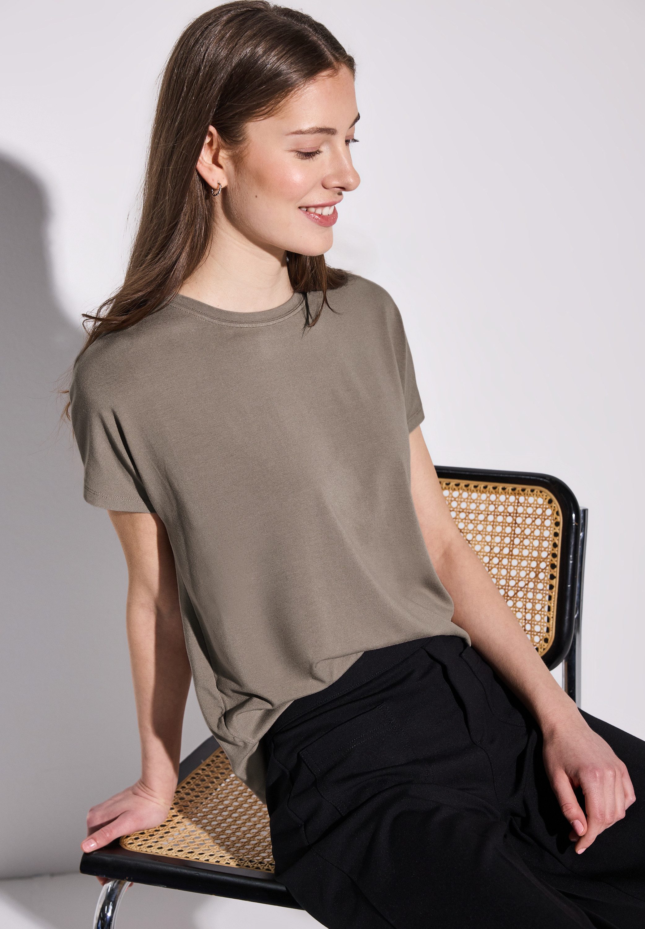 STREET ONE Shirttop Style Crista met hangende schouders