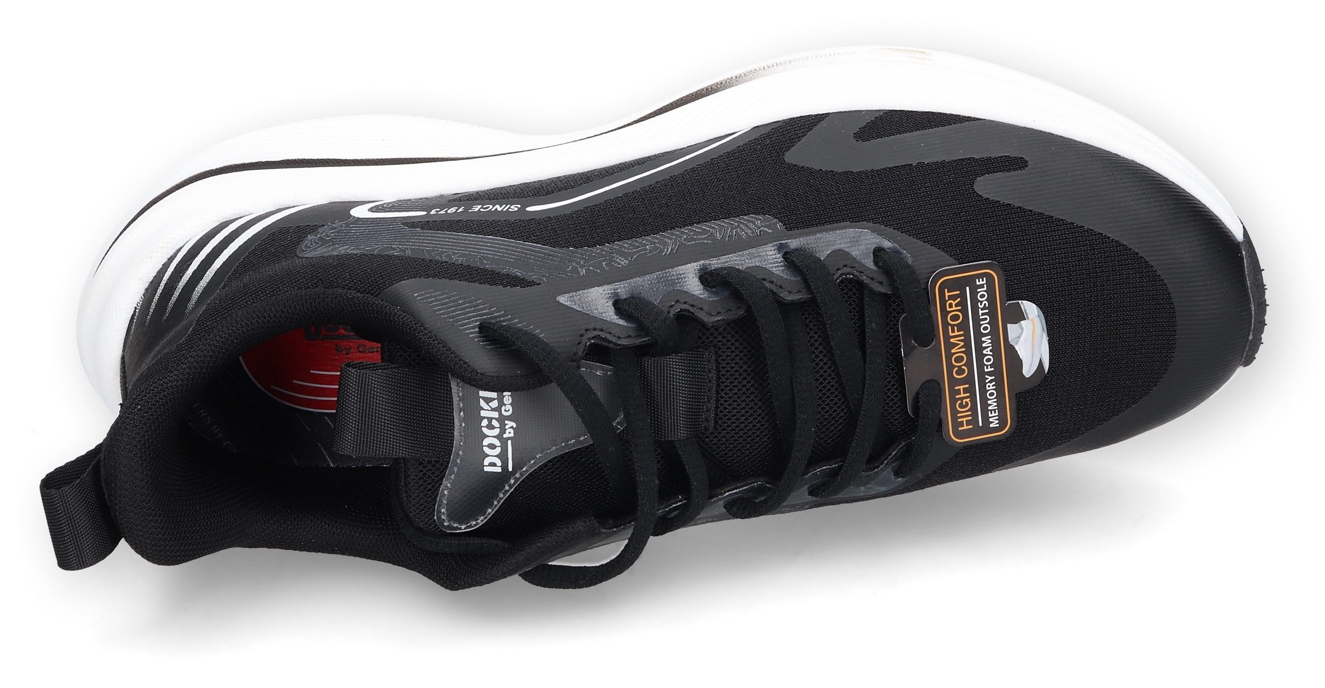 Dockers by Gerli Sneakers , veterschoen, trainingsschoen, vrijetijdsschoen zacht gepolsterd