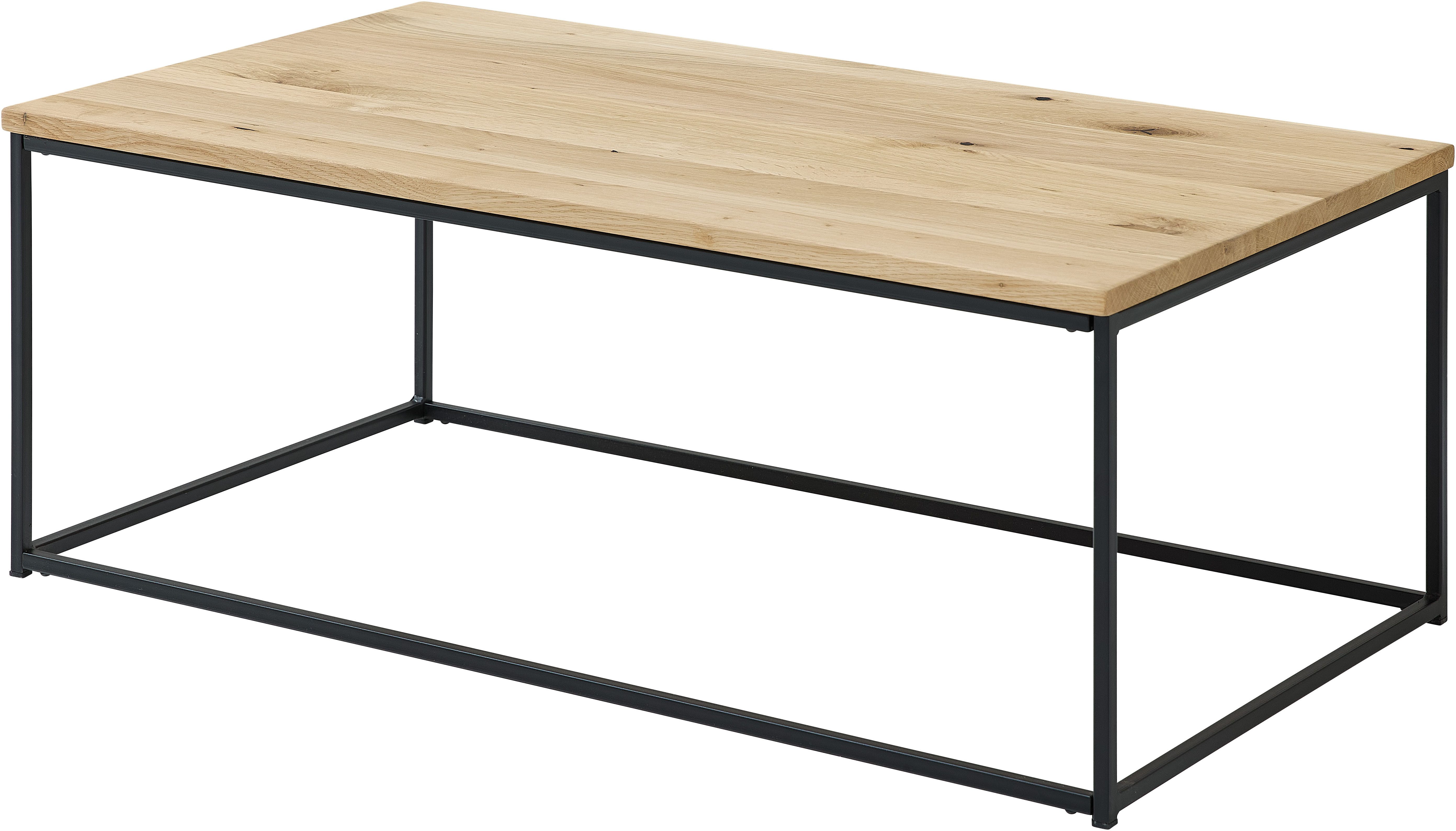 OTTO Stolkom Salontafel Thor salontafel massief hout in industriële stijl BxHxD 110x40x60 cm salon- & bijzettafels bruin